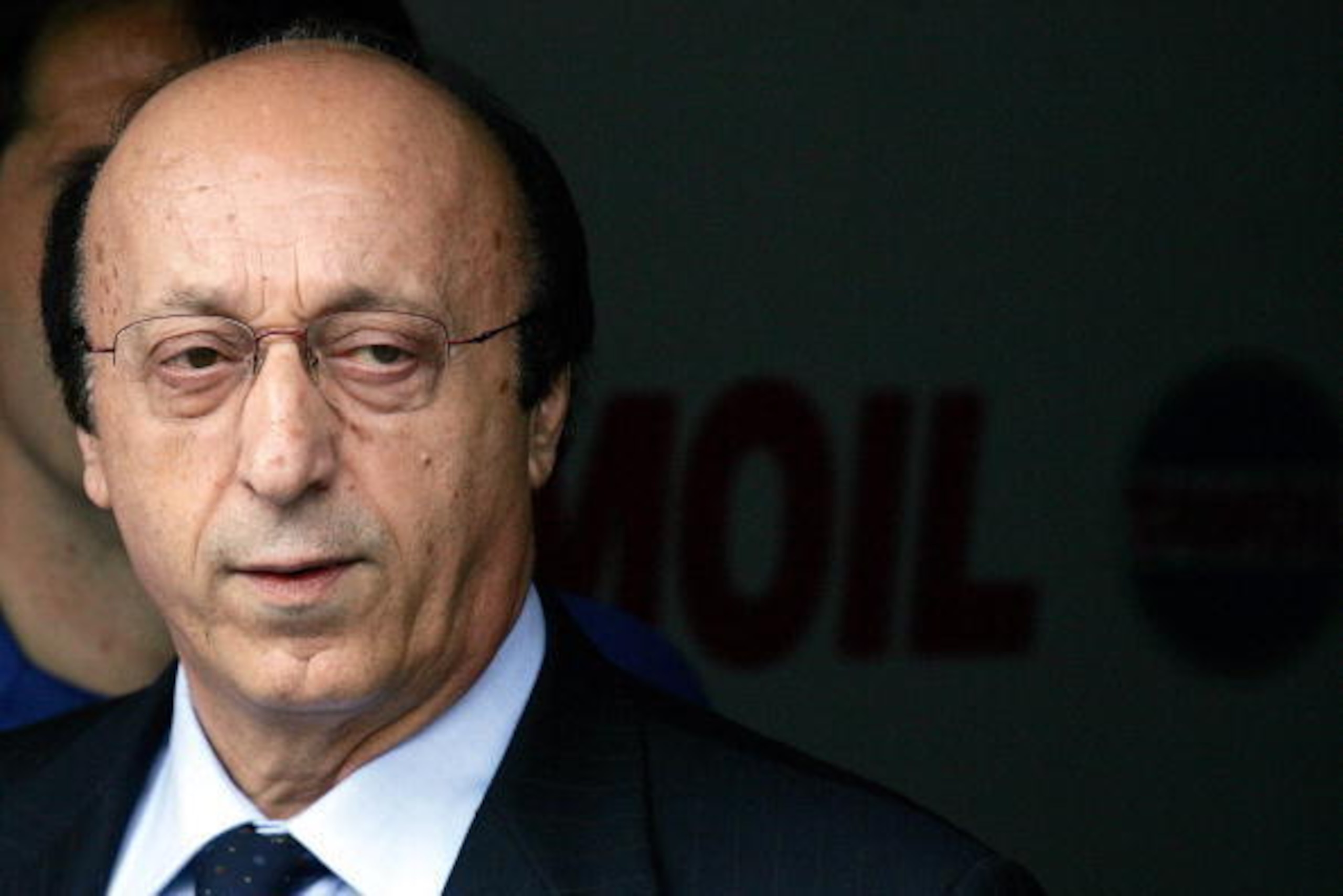 Turin, ITALY:  (FILES) - Picture taken 07 May 2006 of Former Juventus' General Menager Luciano Moggi before their Serie A football match Juventus-Palermo at Delle Alpi stadium in Turin. Juventus were relegated to the Italian second division, 14 July 2006,