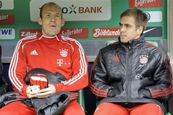Lahm (right) has ruled out moving into the dugout as a coach.