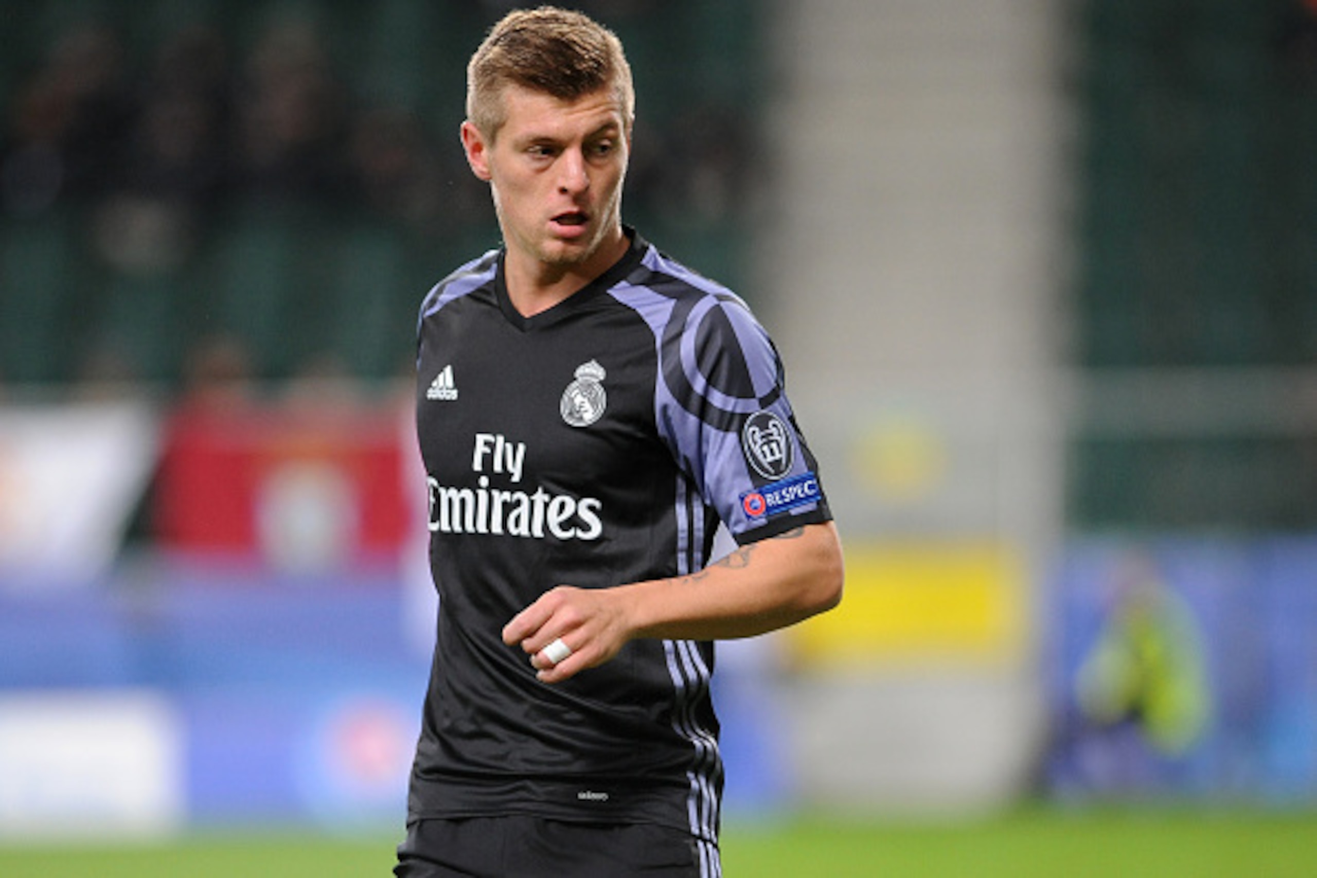 2016.11.02 Warszawa 
Pilka nozna UEFA Liga Mistrzow Sezon 2016/2017
Legia Warszawa - Real Madryt
N/z Toni Kroos
Foto Rafal Rusek / PressFocus

2016.11.02 Warszawa 
Football UEFA Champions League Season 2016/2017
Legia Warszawa - Real Madryt
Toni Kroos
Cre