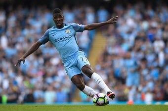 MANCHESTER, ENGLAND - SEPTEMBER 17:  Kelechi Iheanacho of Manchester City in action during the Premier League match between Manchester City and AFC Bournemouth at Etihad Stadium on September 17, 2016 in Manchester, England.  (Photo by Stu Forster/Getty Im