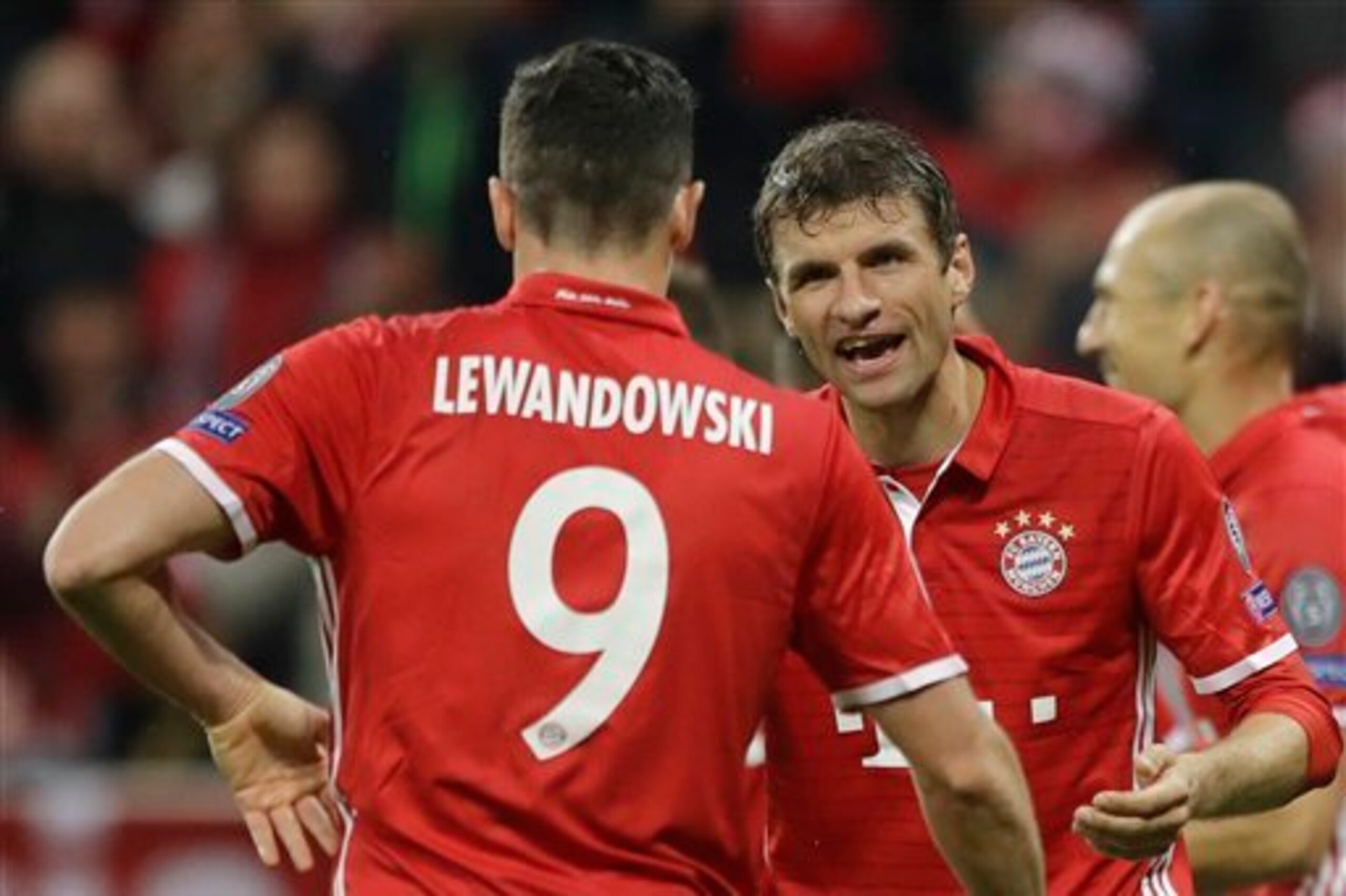 Thomas Muller (right) was a valuable partner last term.