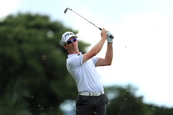 MALELANE, SOUTH AFRICA - DECEMBER 02:  Brandon Stone of South Africa plays his second shot on the 13th during the second round of the Alfred Dunhill Championship at Leopard Creek Country Golf Club on December 2, 2016 in Malelane, South Africa.  (Photo by 