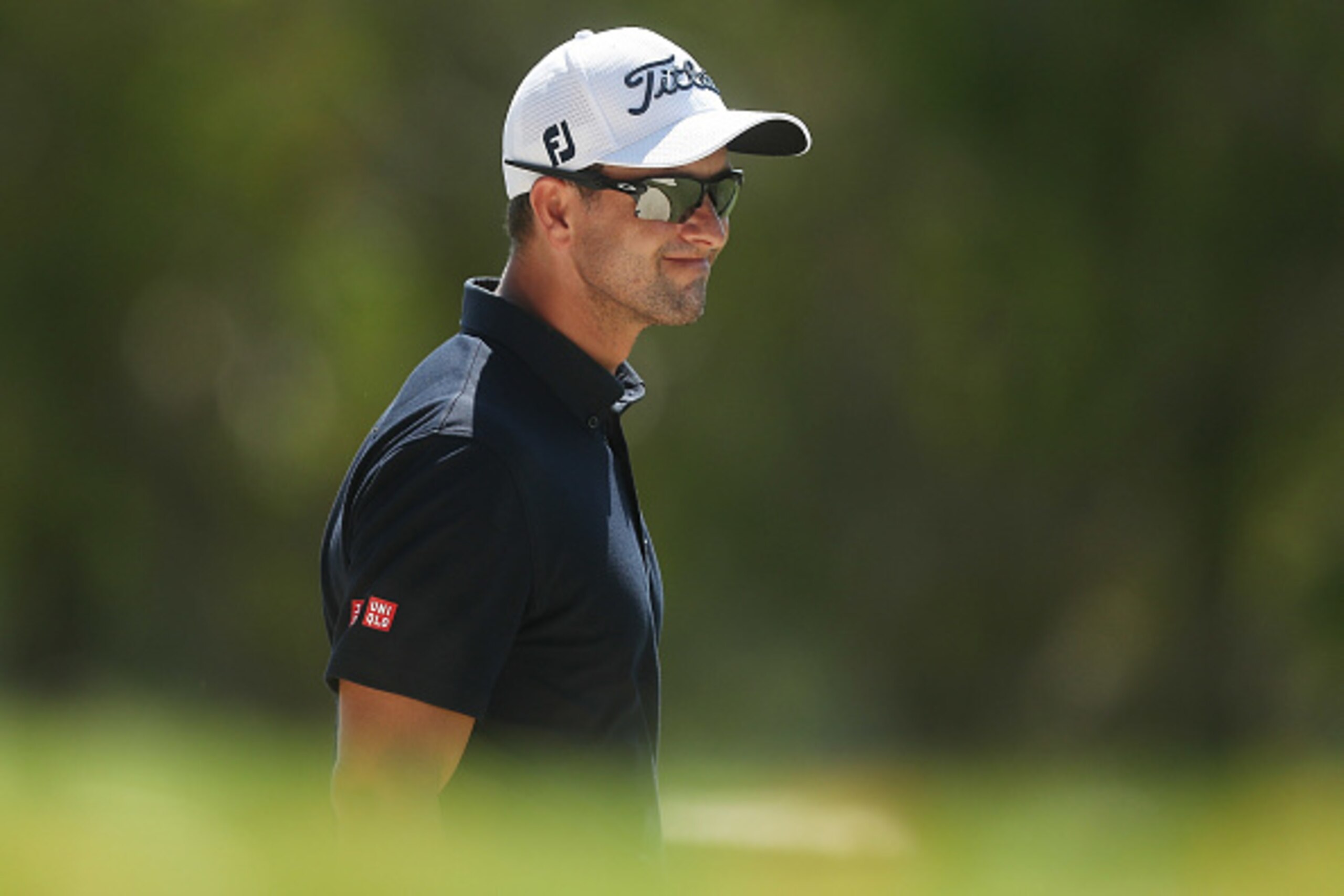 GOLD COAST, AUSTRALIA - DECEMBER 03:  Adam Scott of Australia looks on during day three of the Australian PGA Championships at RACV Royal Pines Resort on December 3, 2016 in Gold Coast, Australia.  (Photo by Chris Hyde/Getty Images)