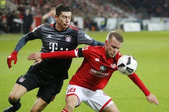Robert Lewandowski benefited from Muller's change of position.