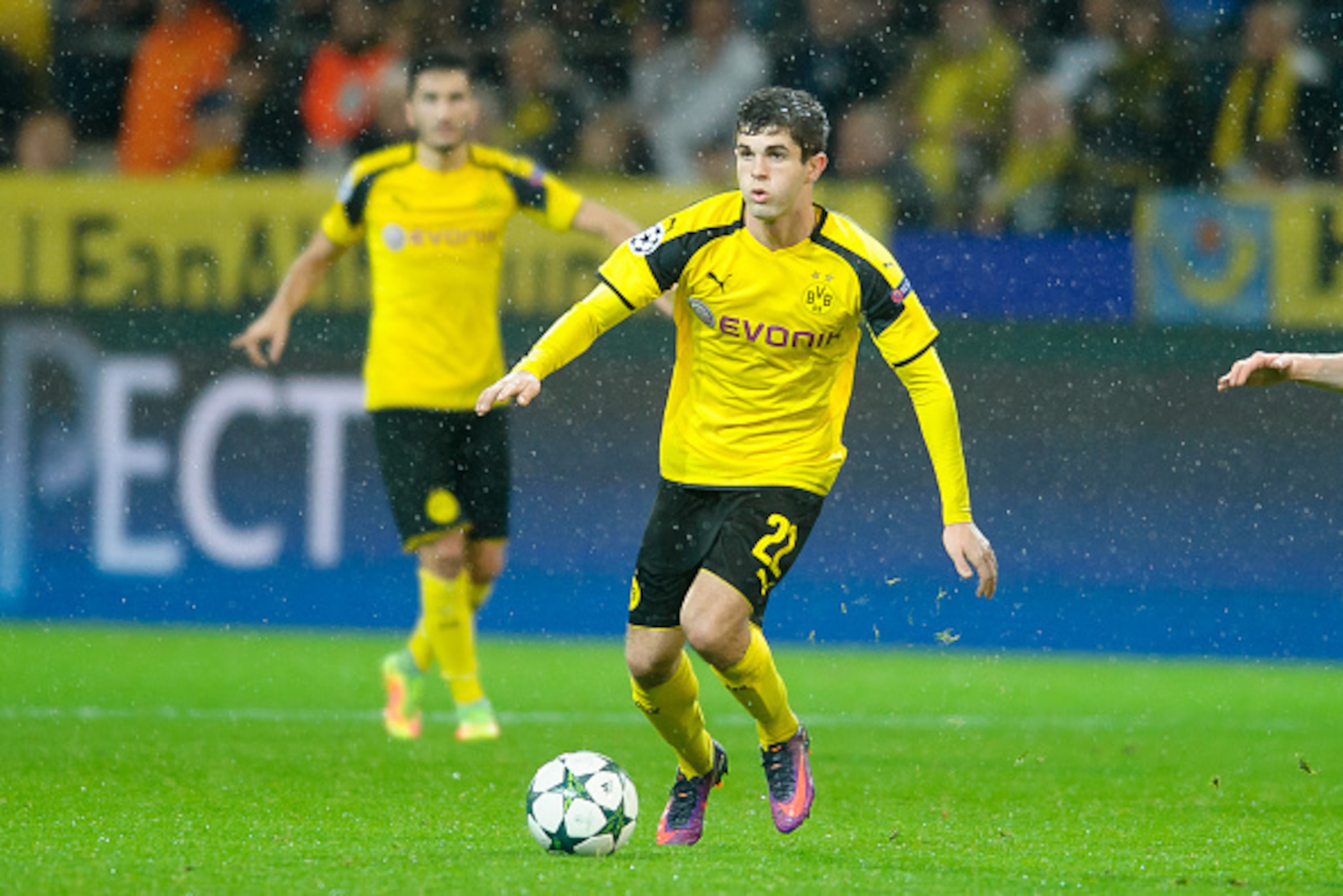 2016.11.22 Dortmund
Pilka nozna UEFA Liga Mistrzow sezon 2016/2017
Borussia Dortmund - Legia Warszawa
N/z Christian Pulisic
Foto Pawel Andrachiewicz / Foto Andrus