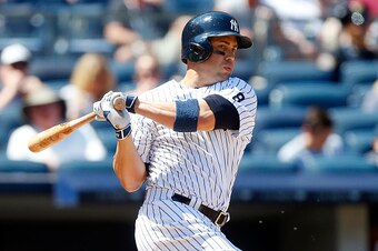 NEW YORK, NY - JUNE 25:  Carlos Beltran #36 of the New York Yankees in action against the Minnesota Twins at Yankee Stadium on June 25, 2016 in the Bronx borough of New York City. The Yankees defeated the Twins 2-1.  (Photo by Jim McIsaac/Getty Images)