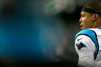 SEATTLE, WA - DECEMBER 04:  Quarterback Cam Newton #1 of the Carolina Panthers on the sidelines against the Seattle Seahawks at CenturyLink Field on December 4, 2016 in Seattle, Washington.  (Photo by Jonathan Ferrey/Getty Images)