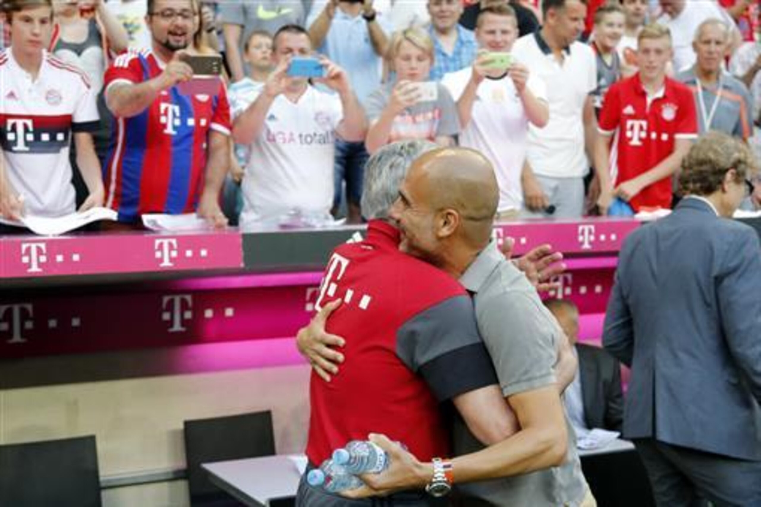 Ancelotti (left) has built on much of Guardiola's work. Ancelotti (left) has built on much of Guardiola's work.