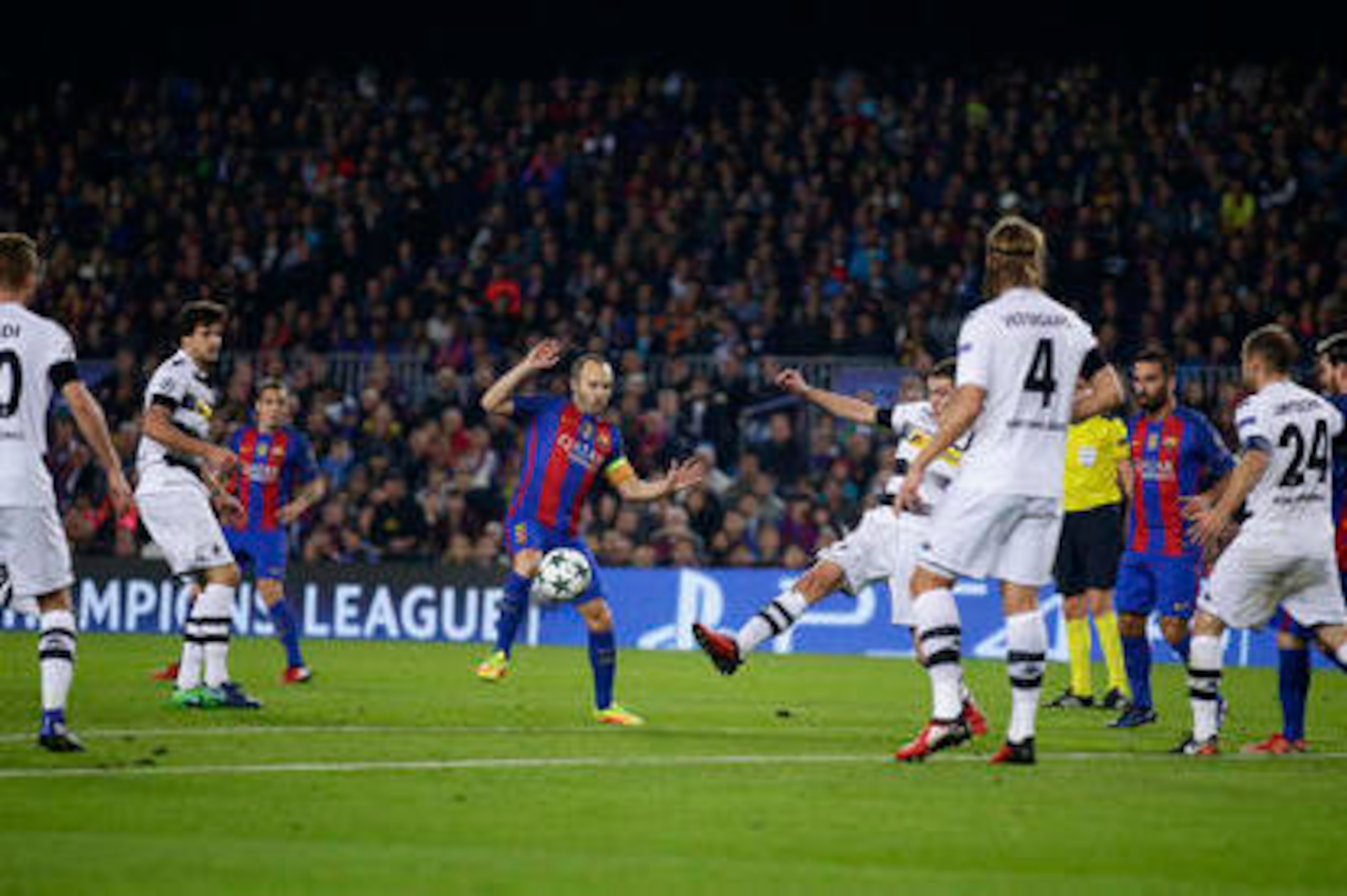 Andres Iniesta ran the show.