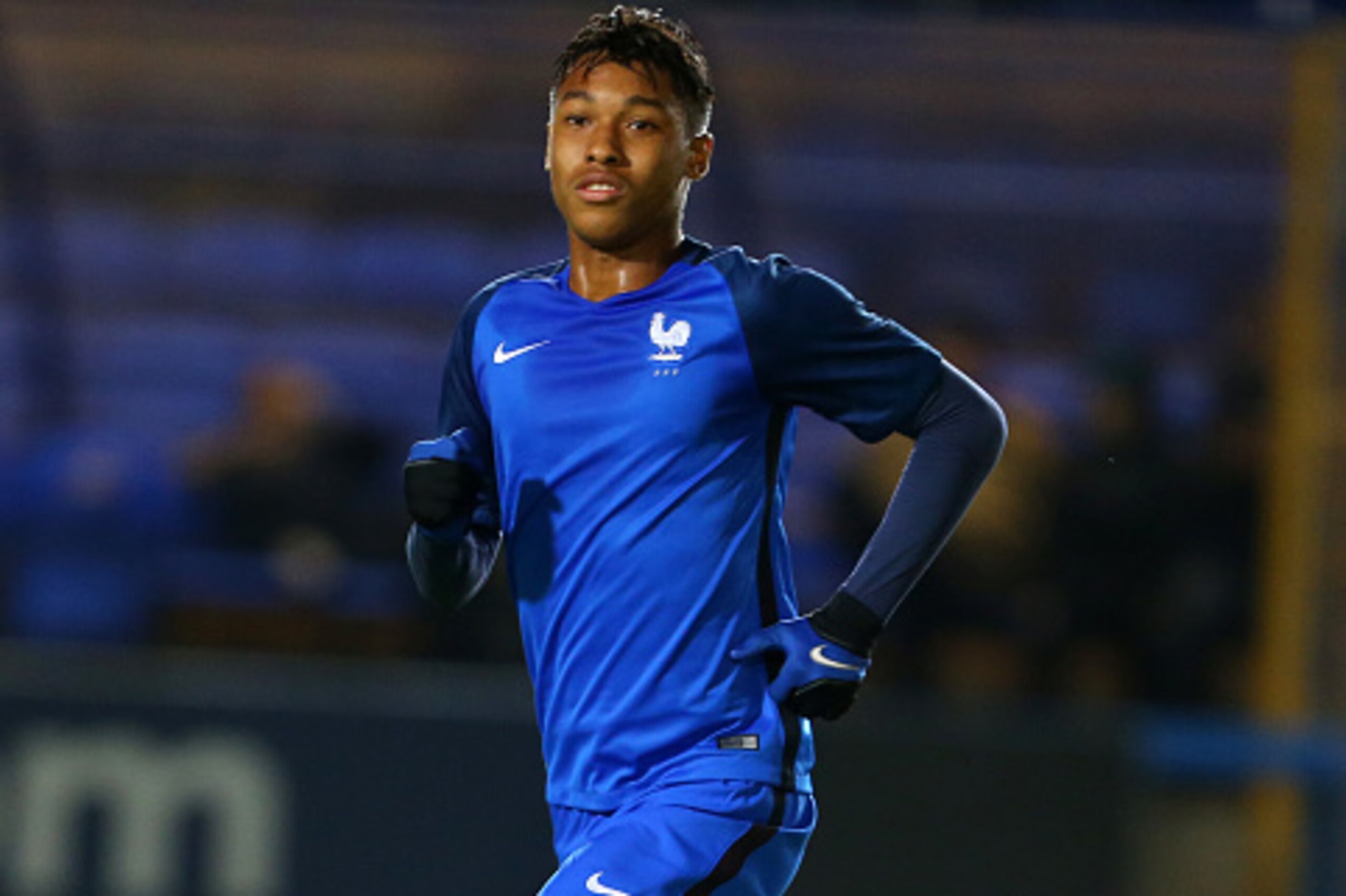PETERBOROUGH, ENGLAND - NOVEMBER 14: Boubacar Kamara of France U18 during the U18 International Friendly match between England and France at London Road Stadium on November 14, 2016 in Peterborough, England. (Photo by Catherine Ivill - AMA/Getty Images) PETERBOROUGH, ENGLAND - NOVEMBER 14: Boubacar Kamara of France U18 during the U18 International Friendly match between England and France at London Road Stadium on November 14, 2016 in Peterborough, England. (Photo by Catherine Ivill - AMA/Getty Images)