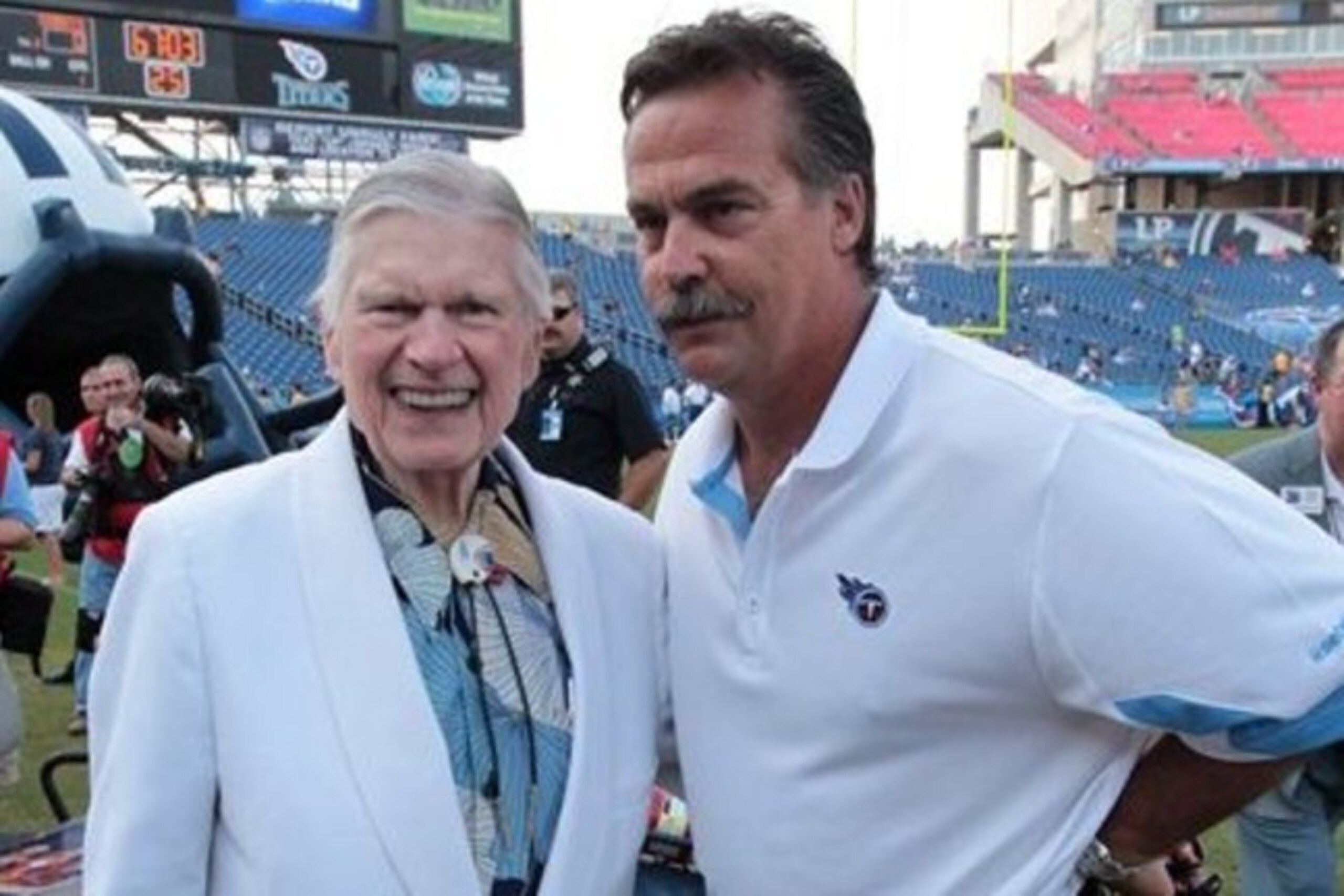 Adams (left) and Fisher in Tennessee