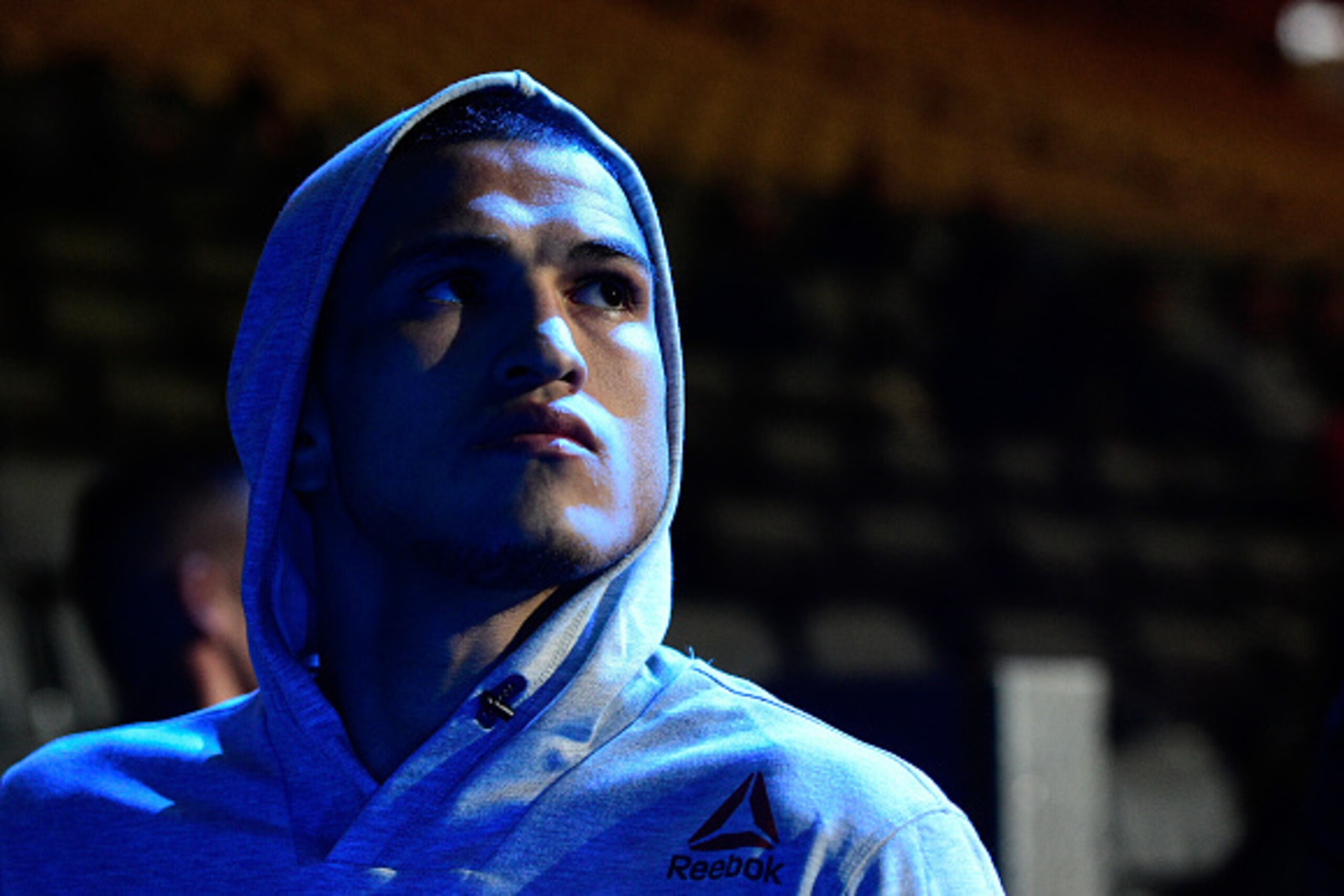 TORONTO, CANADA - DECEMBER 09:  Anthony Pettis waits backstage during the UFC weigh-in at Air Canada Centre on December 9, 2016 in Toronto, Ontario, Canada. (Photo by Mike Roach/Zuffa LLC/Zuffa LLC via Getty Images)
