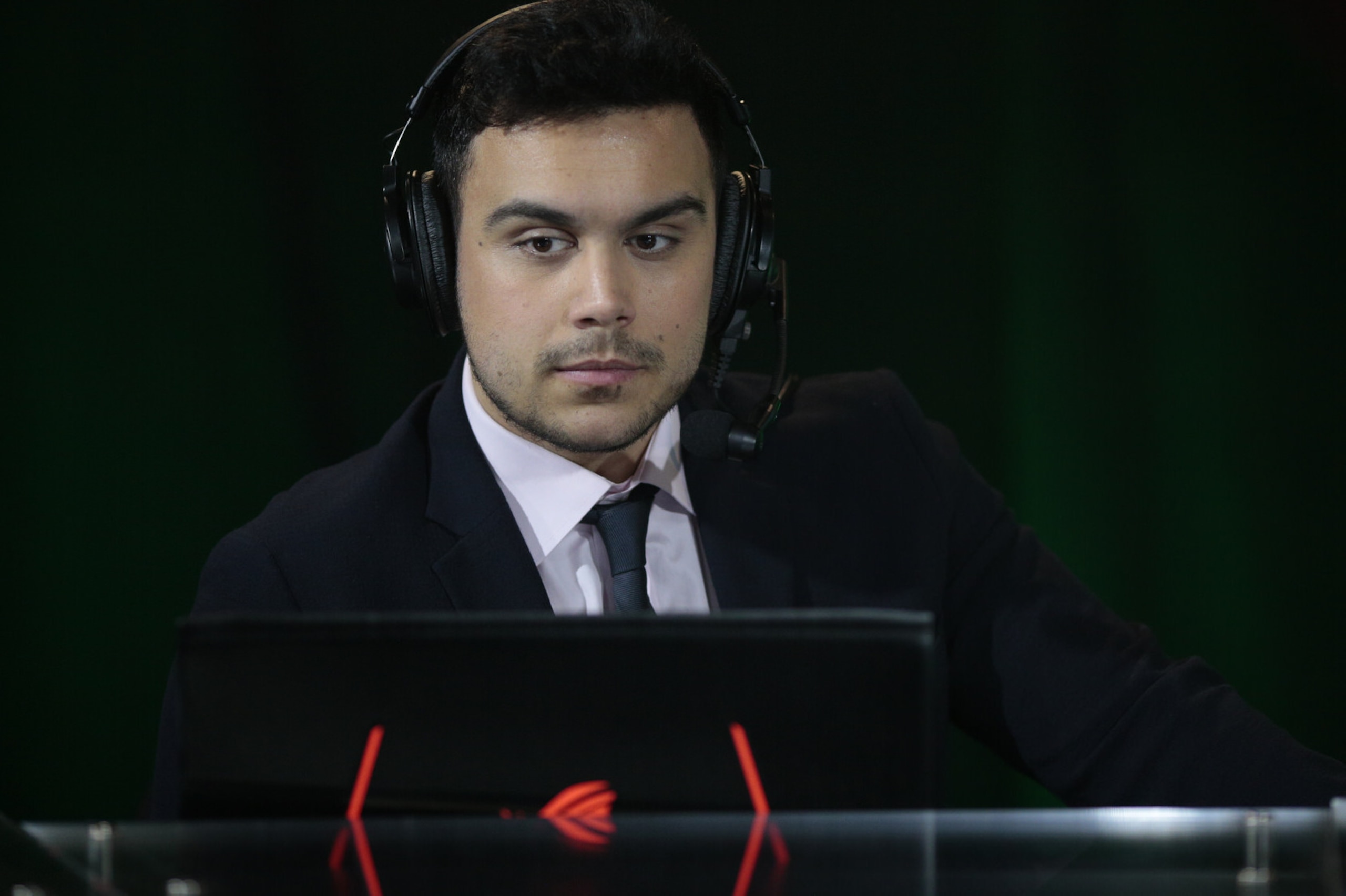 Machine sounded right at home at the Dota 2 analyst desk.