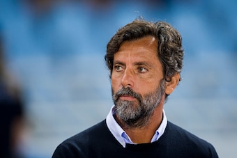 SAN SEBASTIAN, SPAIN - SEPTEMBER 09:  Head coach Quique Sanchez Flores of RCD Espanyol looks on prior to the start the La Liga match between Real Sociedad de Futbol and RCD Espanyol at Estadio Anoeta on September 9, 2016 in San Sebastian, Spain.  (Photo b