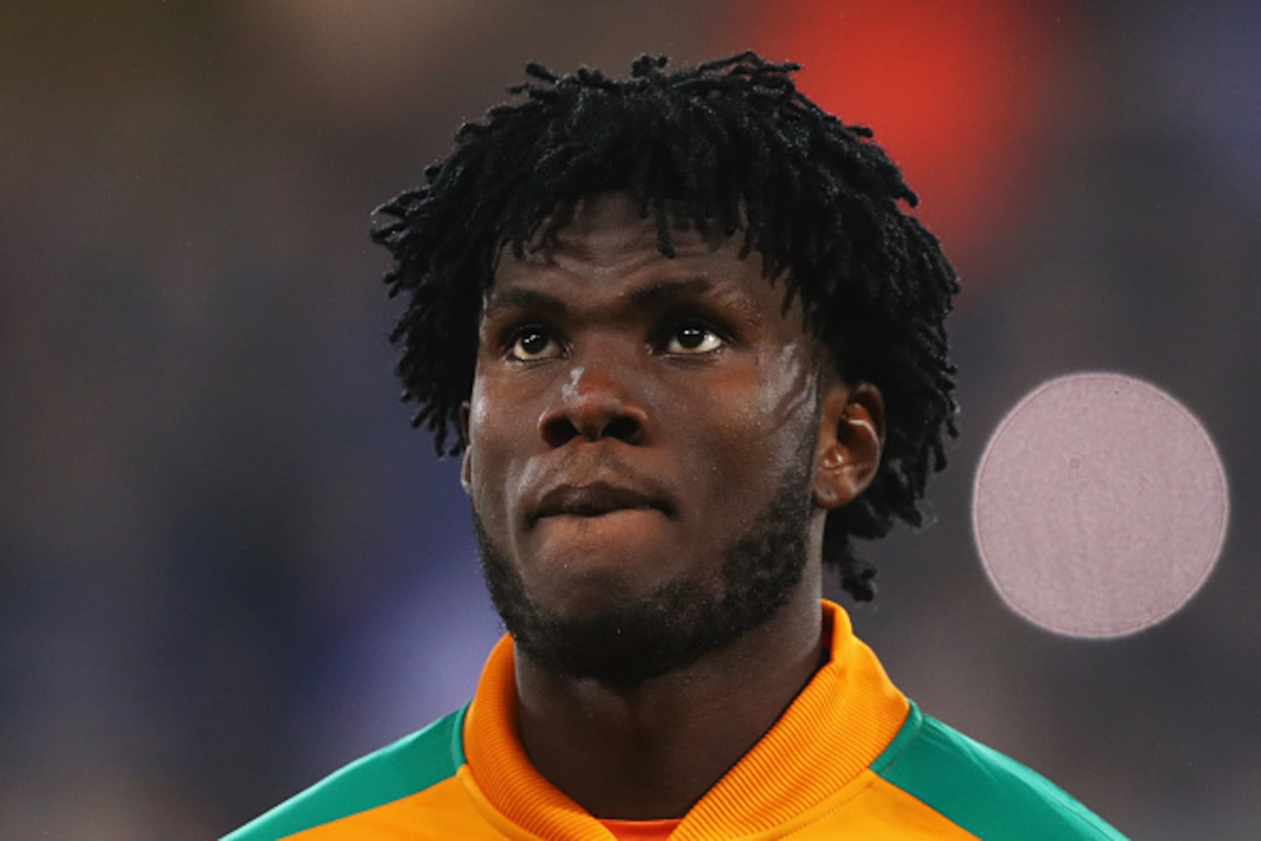 LENS, FRANCE - NOVEMBER 15: Franck Kessie of The Ivory Coast stands for the national anthem prior to the International Friendly match between France and Ivory Coast held at Stade Felix Bollaert Deleis on November 15, 2016 in Lens, France. (Photo by Dean LENS, FRANCE - NOVEMBER 15: Franck Kessie of The Ivory Coast stands for the national anthem prior to the International Friendly match between France and Ivory Coast held at Stade Felix Bollaert Deleis on November 15, 2016 in Lens, France. (Photo by Dean