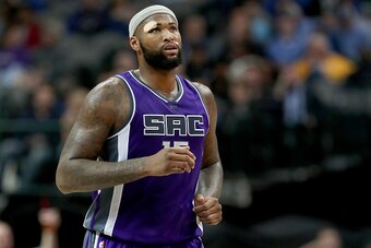 DALLAS, TX - DECEMBER 07:  DeMarcus Cousins #15 of the Sacramento Kings takes on the Dallas Mavericks in the second half at American Airlines Center on December 7, 2016 in Dallas, Texas. NOTE TO USER: User expressly acknowledges and agrees that, by downlo
