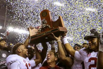 Alabama won the SEC Championship all three years Lane Kiffin was Nick Saban's offensive coordinator.