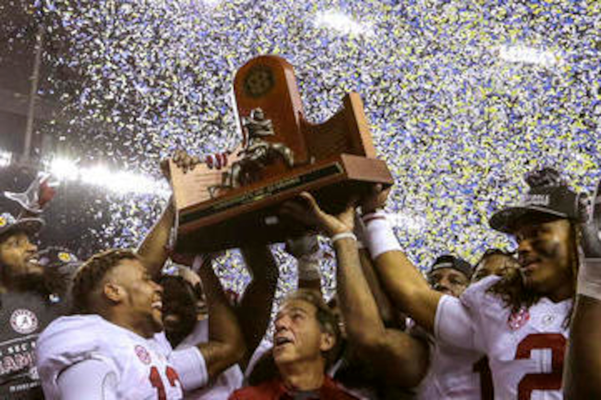 Alabama won the SEC Championship all three years Lane Kiffin was Nick Saban's offensive coordinator.