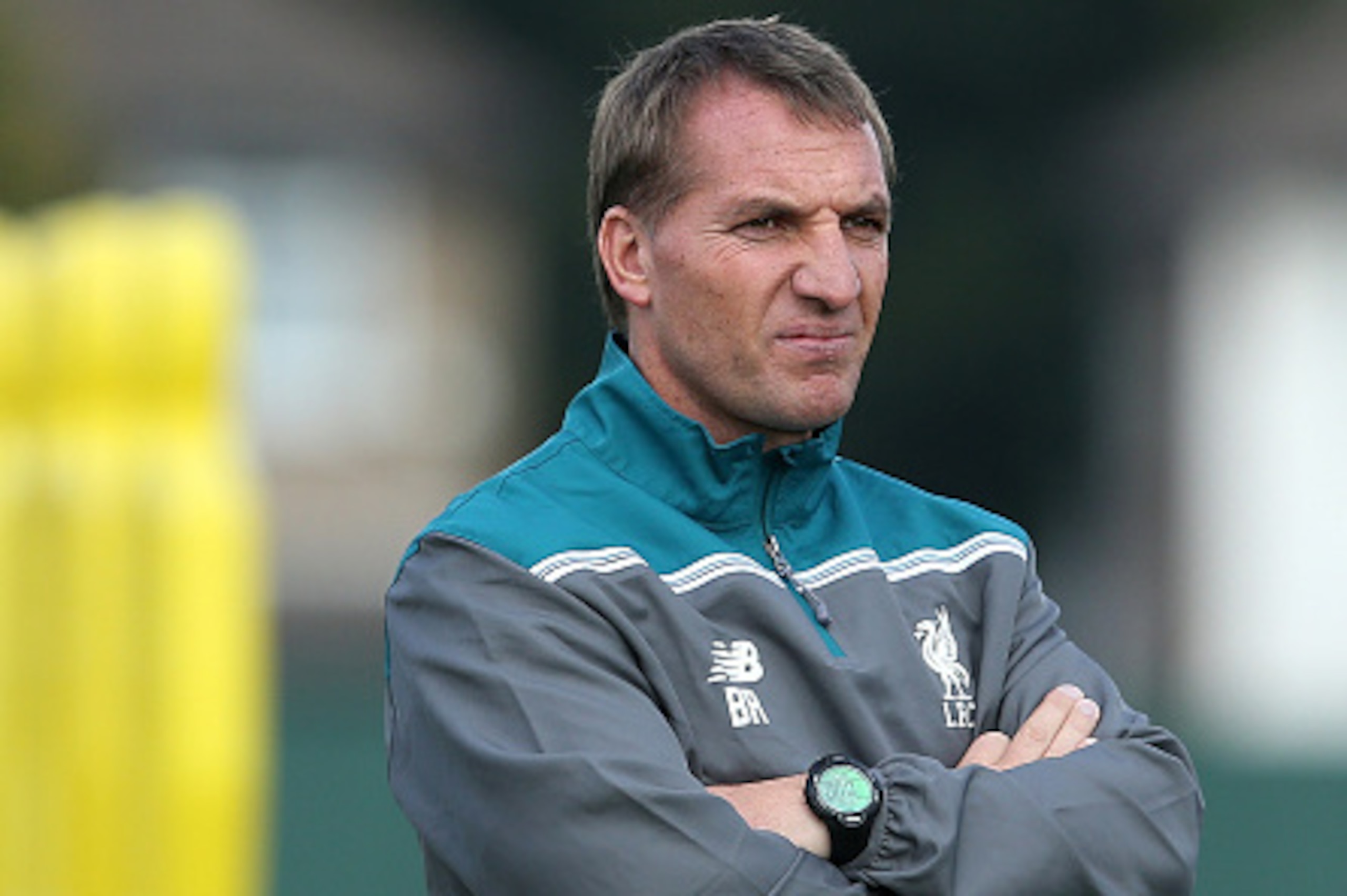 LIVERPOOL, ENGLAND - SEPTEMBER 30: Liverpool Manager Brendan Rodgers looks on during a Liverpool FC training session at Melwood Training Ground on September 30, 2015 in Liverpool, England. (Photo by Jan Kruger/Getty Images) LIVERPOOL, ENGLAND - SEPTEMBER 30: Liverpool Manager Brendan Rodgers looks on during a Liverpool FC training session at Melwood Training Ground on September 30, 2015 in Liverpool, England. (Photo by Jan Kruger/Getty Images)