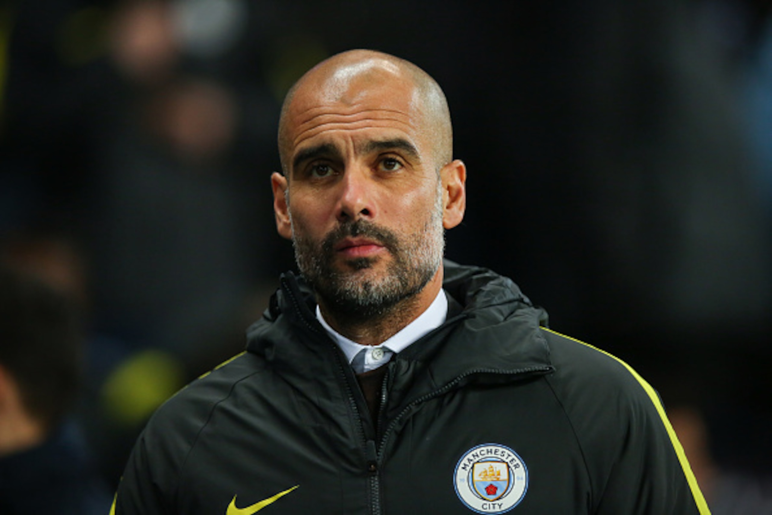 MANCHESTER, ENGLAND - DECEMBER 14: Josep Guardiola manager / head coach of Manchester City during the Premier League match between Manchester City and Watford at Etihad Stadium on December 14, 2016 in Manchester, England. (Photo by Robbie Jay Barratt - AM