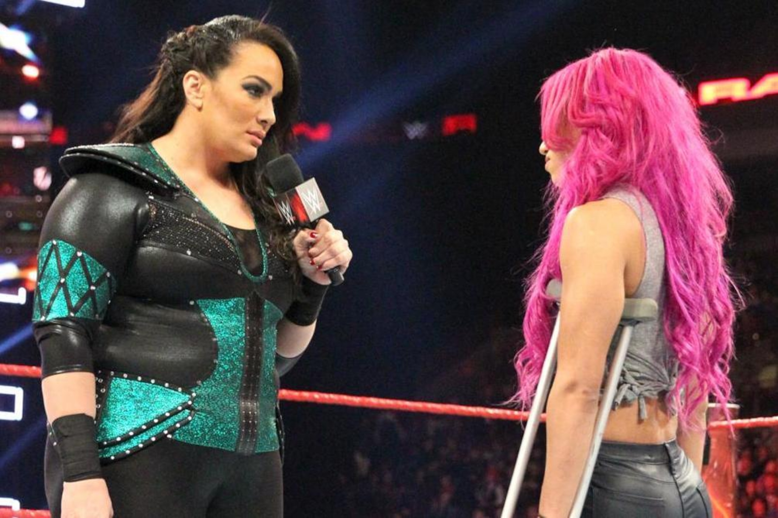 Jax and Banks on Raw
