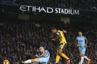 Arsenal led briefly before blowing it at the Etihad Stadium.
