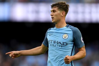 MANCHESTER, ENGLAND - AUGUST 13:  Manchester City defender John Stones in action during the Premier League match between Manchester City and Sunderland at Etihad Stadium on August 13, 2016 in Manchester, England.  (Photo by Stu Forster/Getty Images)