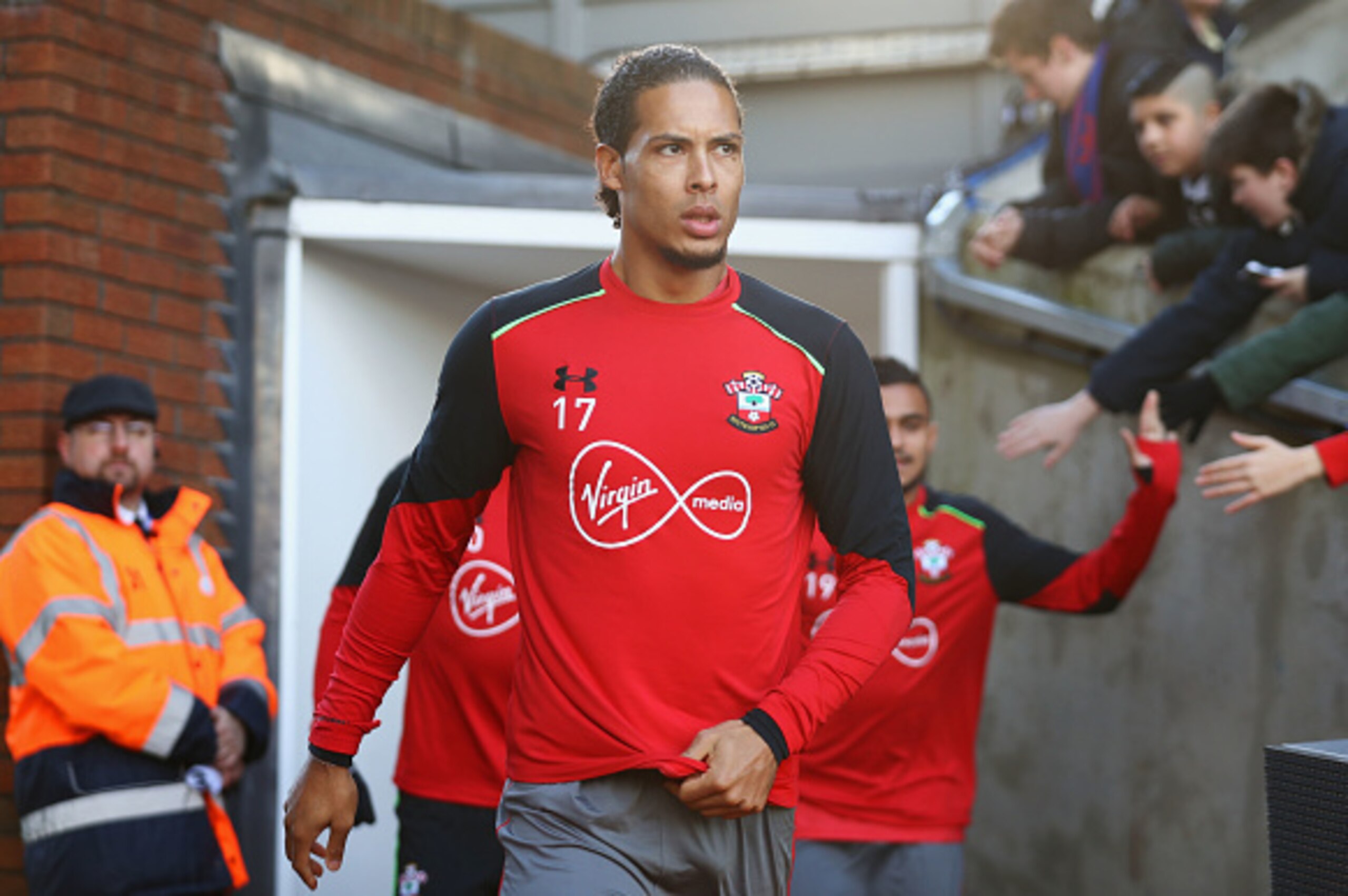 LONDON, ENGLAND - DECEMBER 03:  Virgil van Dijk of Southampton looks on prior to the Premier League match between Crystal Palace and Southampton at Selhurst Park on December 3, 2016 in London, England.  (Photo by Bryn Lennon/Getty Images)