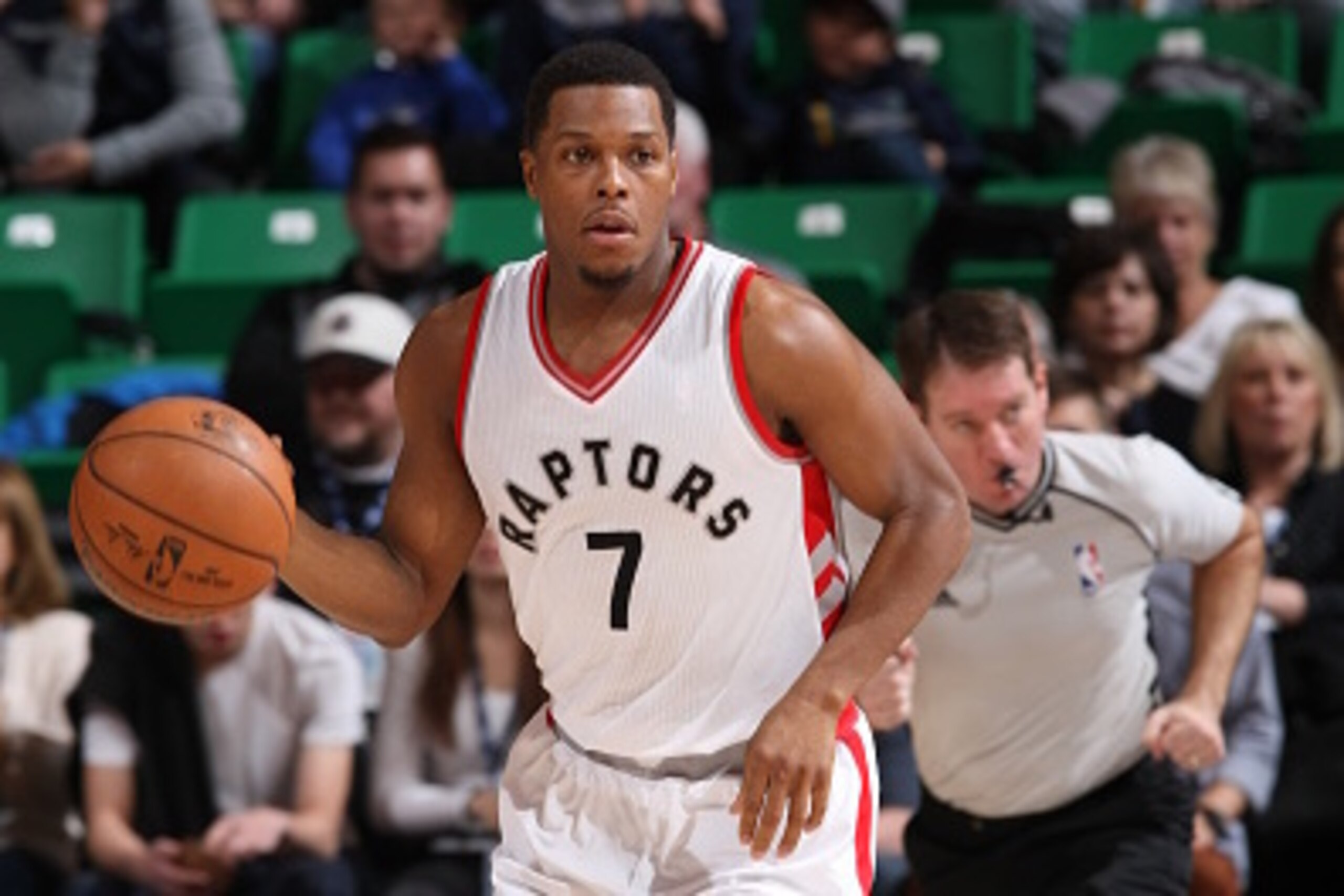SALT LAKE CITY, UT - DECEMBER 23: Kyle Lowry #7 of the Toronto Raptors handles the ball against the Utah Jazz on December 23, 2016 at vivint.SmartHome Arena in Salt Lake City, Utah. NOTE TO USER: User expressly acknowledges and agrees that, by downloading