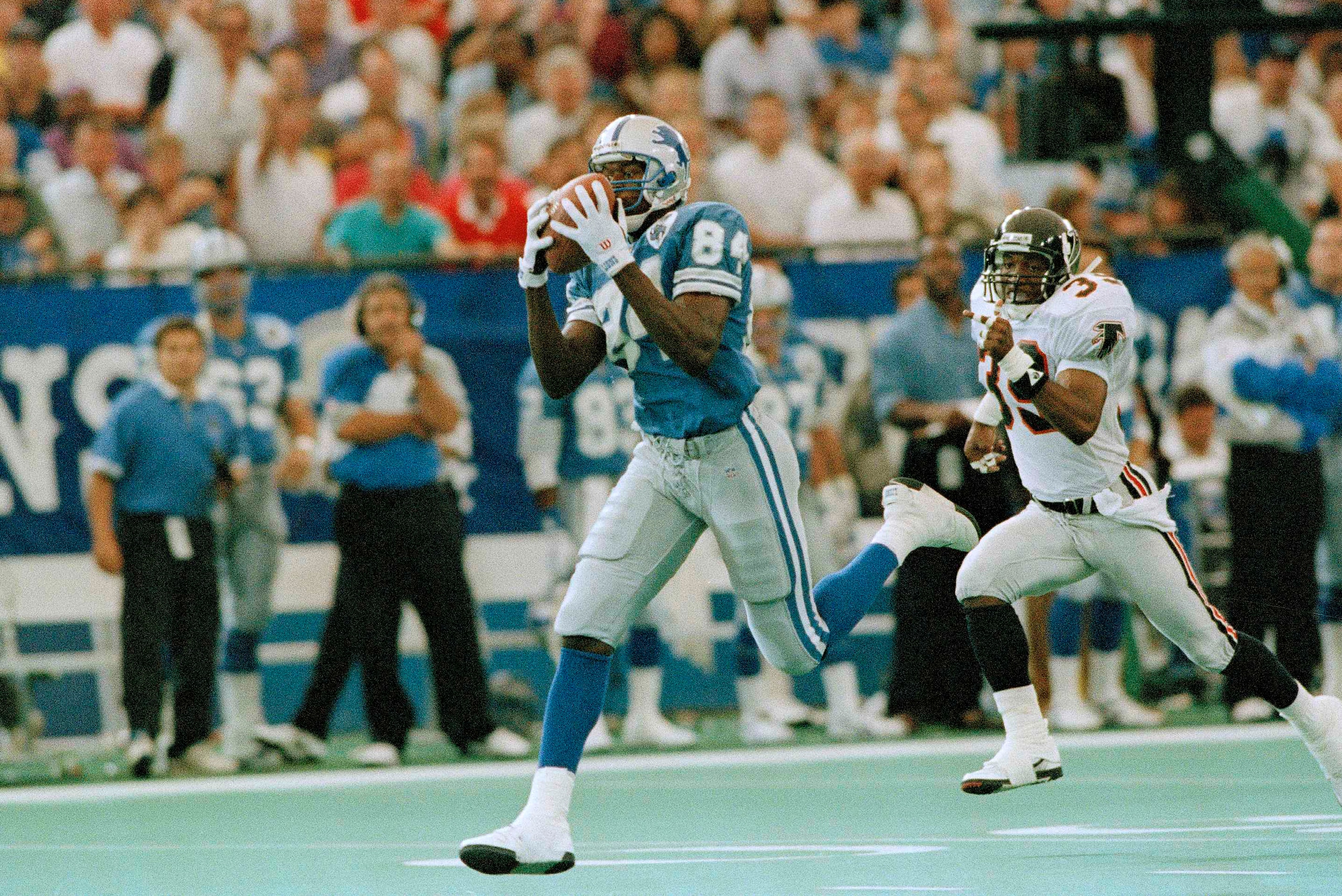 Roberts reminded his high school coach of a former teammate: Lions receiver Herman Moore. Roberts reminded his high school coach of a former teammate: Lions receiver Herman Moore.