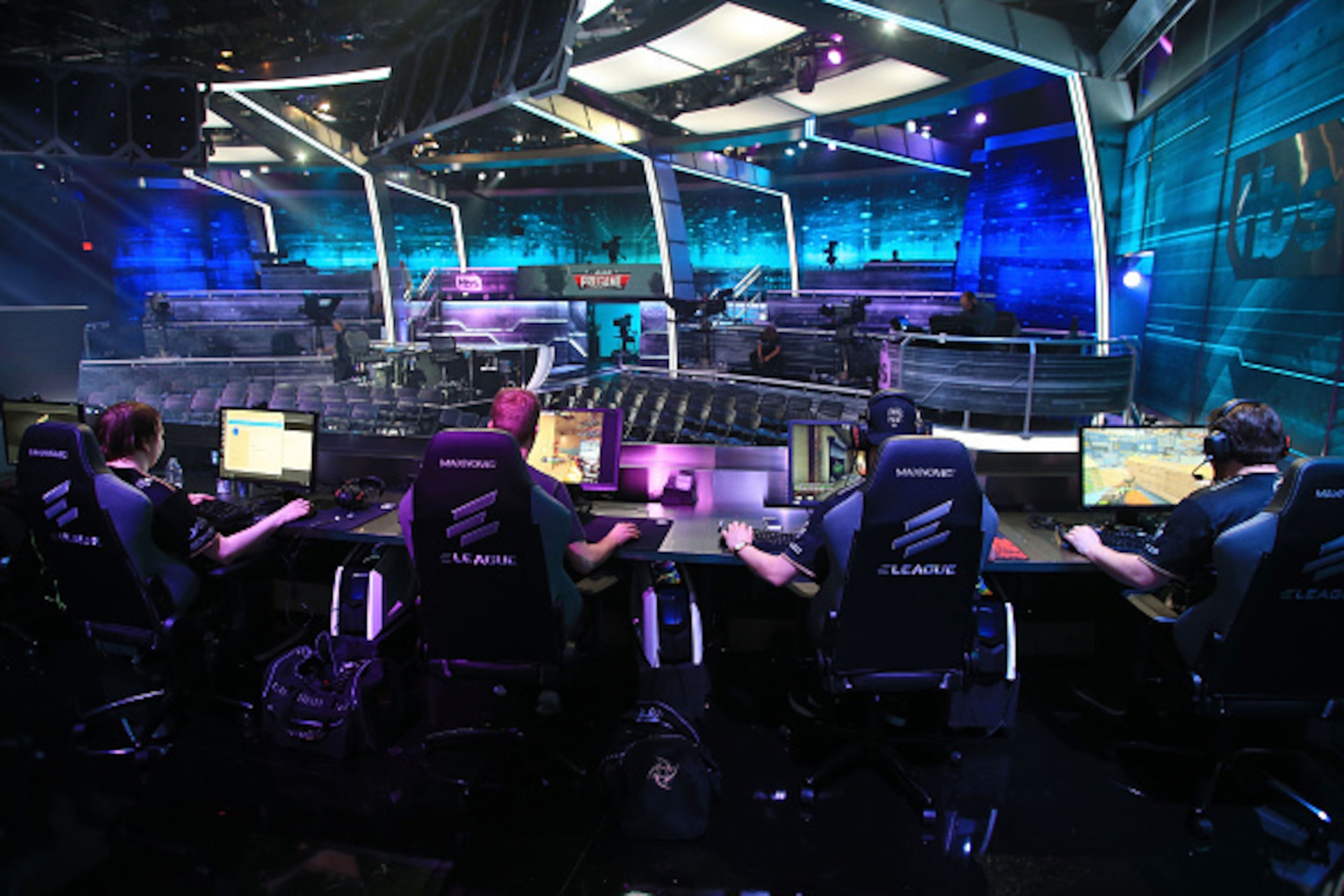 ATLANTA, GA - JUNE 03: Ninjas in Pyjamas warms up prior to the match against G2 at the ELeague Arena at Turner Studios on June 3, 2016 in Atlanta, Georgia. (Photo by Daniel Shirey/Getty Images)