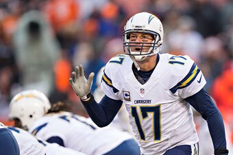 CLEVELAND, OH - DECEMBER 24:  Philip Rivers #17 of the San Diego Chargers calls out signals during a game against the Cleveland Browns at FirstEnergy Stadium on December 24, 2016 in Cleveland, Ohio.  The Browns defeated the Chargers 20-17.  (Photo by Wesl