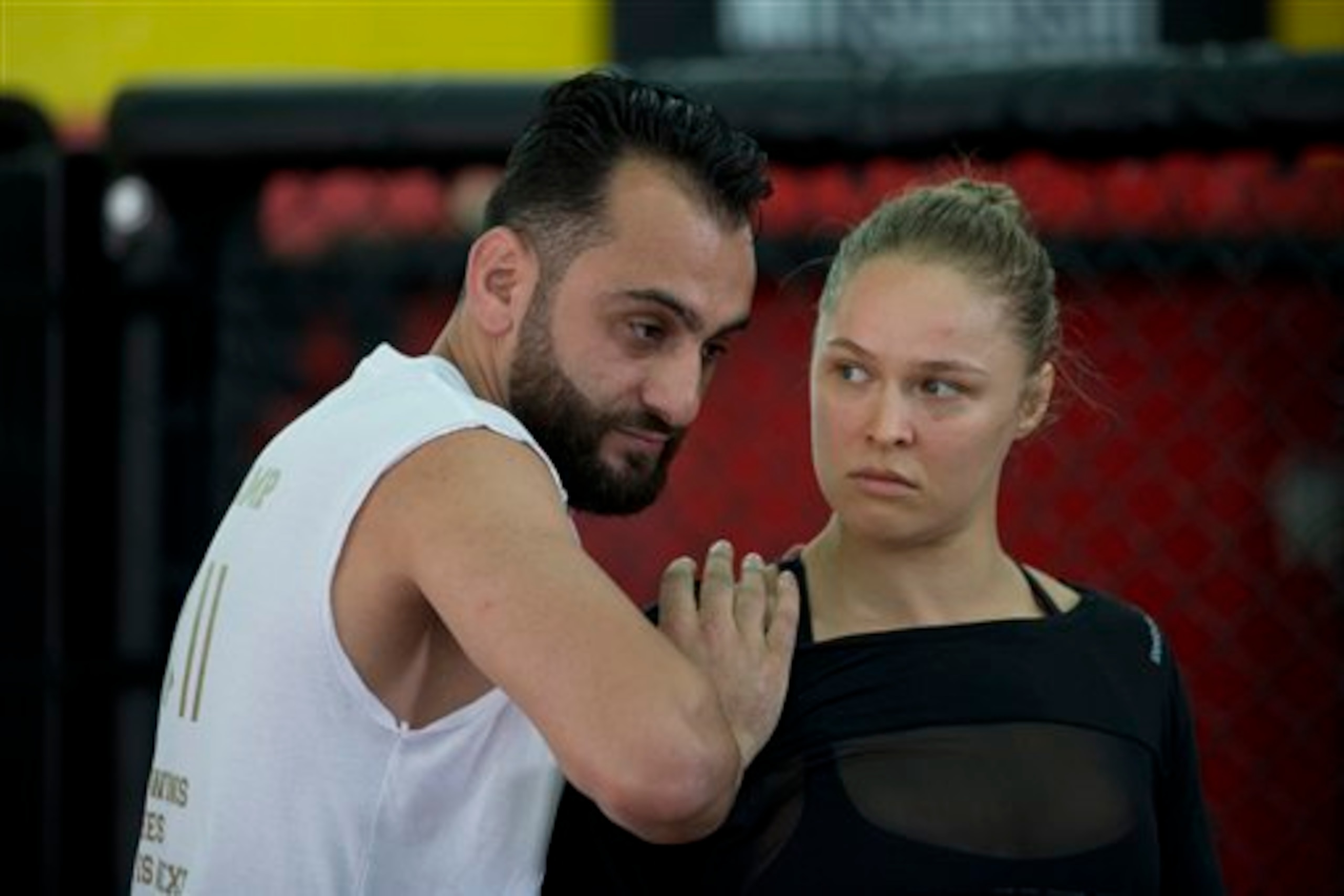 Edmond Tarverdyan with Rousey