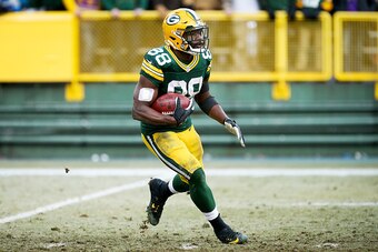 GREEN BAY, WI - DECEMBER 24:  Ty Montgomery #88 of the Green Bay Packers runs with the ball in the fourth quarter against the Minnesota Vikings at Lambeau Field on December 24, 2016 in Green Bay, Wisconsin. (Photo by Dylan Buell/Getty Images)