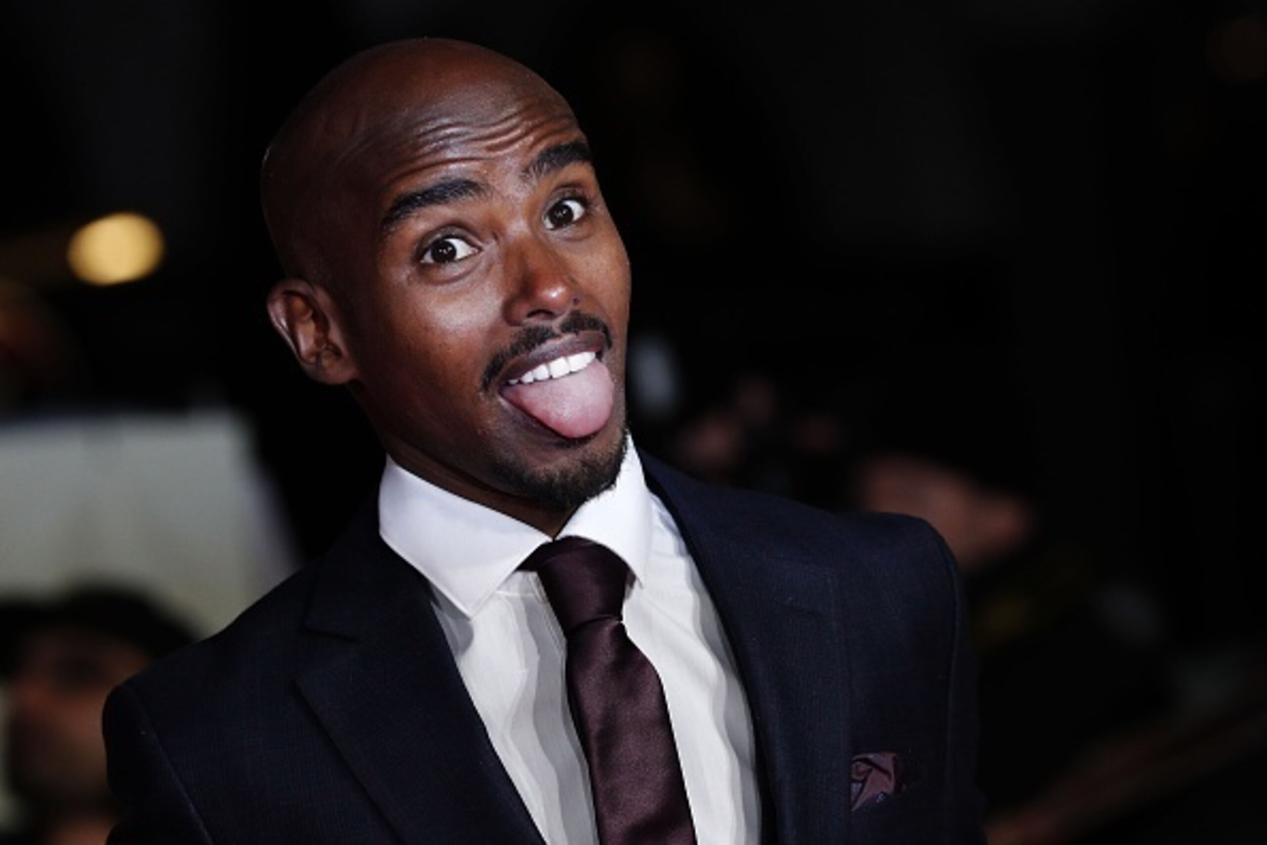 British athlete Mo Farah poses on the red carpet as he arrives to attend the World Premiere of the film 'I am Bolt' in central London on November 28, 2016.
Jamaican athlete Usain Bolt said he hoped the documentary would show just how hard he had worked to