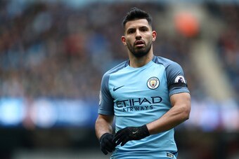 MANCHESTER, ENGLAND - DECEMBER 03: Sergio Aguero of Manchester City during the Premier League match between Manchester City and Chelsea at Etihad Stadium on December 3, 2016 in Manchester, England. (Photo by James Baylis - AMA/Getty Images)