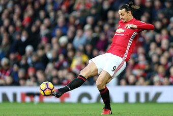 MANCHESTER, ENGLAND - DECEMBER 26: Zlatan Ibrahimovic of Manchester United during the Premier League match between Manchester United and Sunderland at Old Trafford on December 26, 2016 in Manchester, England. (Photo by James Baylis - AMA/Getty Images)
