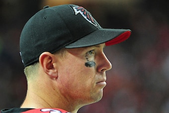 ATLANTA, GA - DECEMBER 4: Matt Ryan #2 of the Atlanta Falcons watches the action against the Kansas City Chiefs at the Georgia Dome on December 4, 2016 in Atlanta, Georgia. (Photo by Scott Cunningham/Getty Images)