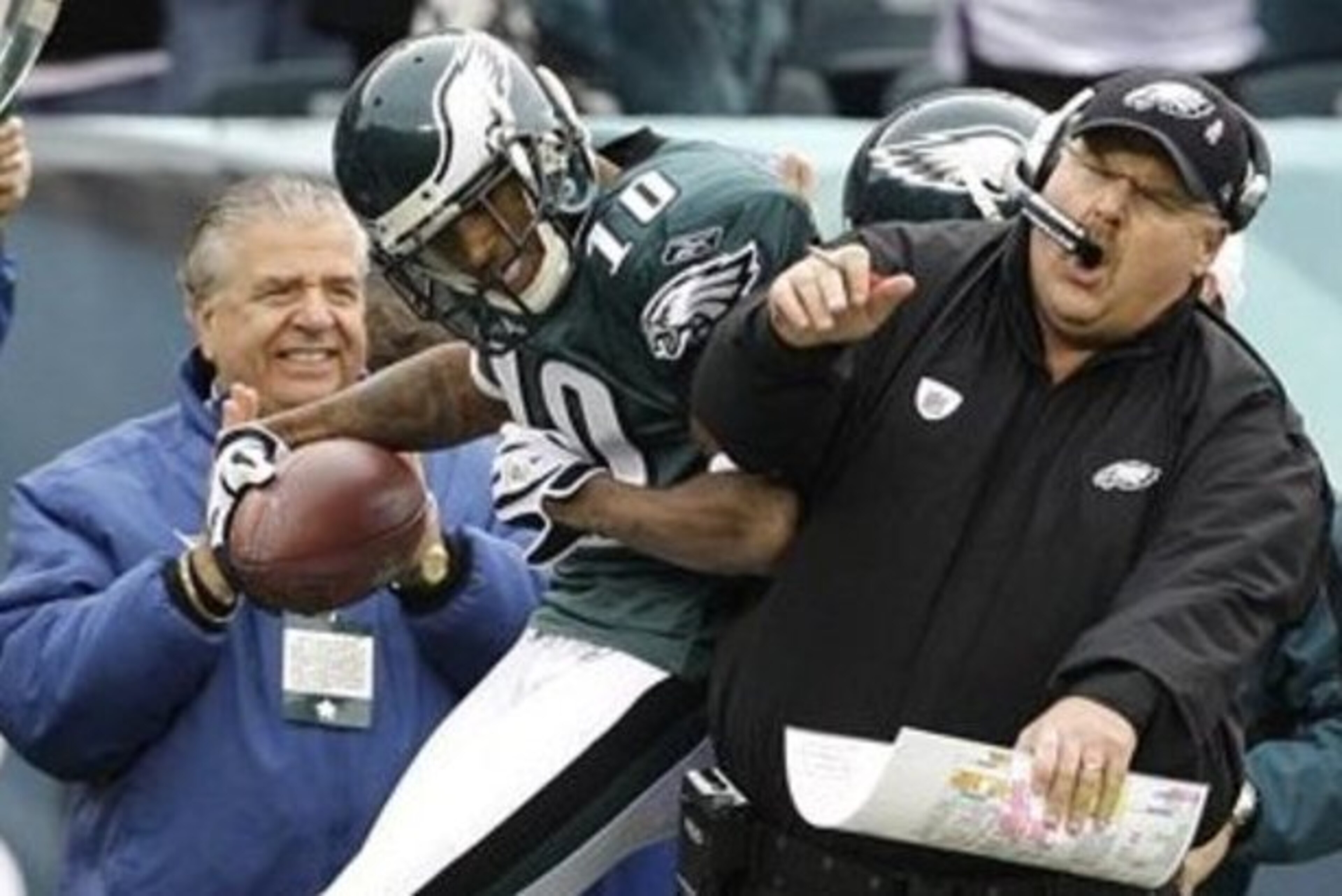 Andy Reid compiled a regular-season record of 130-93-1 over 14 years with the Eagles.