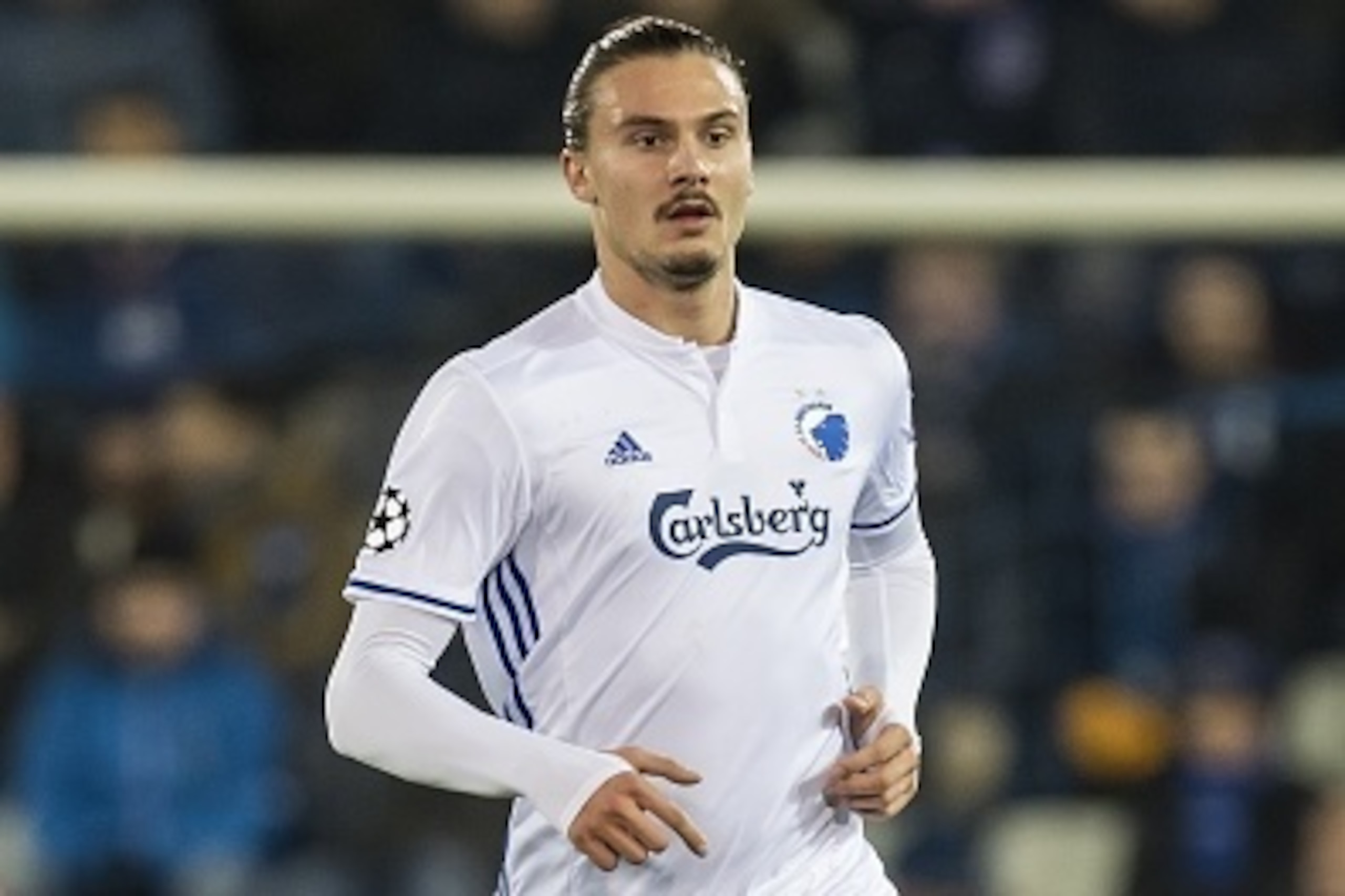 Erik Johansson of FC Kopenhagen during the UEFA Champions League group G match between Club Brugge and FC Kopenhagen on December 07, 2016 at the Jan Breydel stadium in Bruges, Belgium.(Photo by VI Images via Getty Images)
