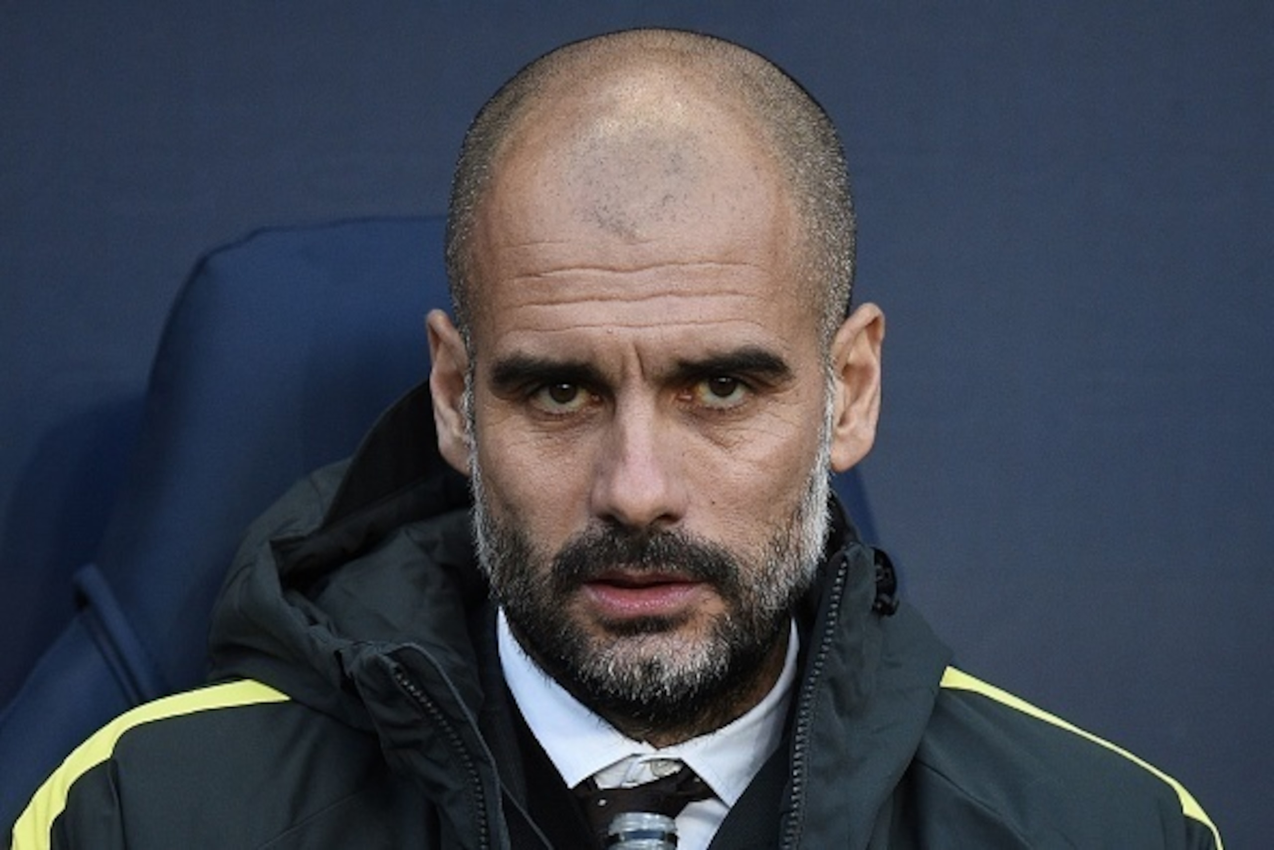 Manchester City's Spanish manager Pep Guardiola reacts ahead of the English Premier League football match between Manchester City and Burnley at the Etihad Stadium in Manchester, north west England, on January 2, 2017. / AFP / Oli SCARFF / RESTRICTED TO E