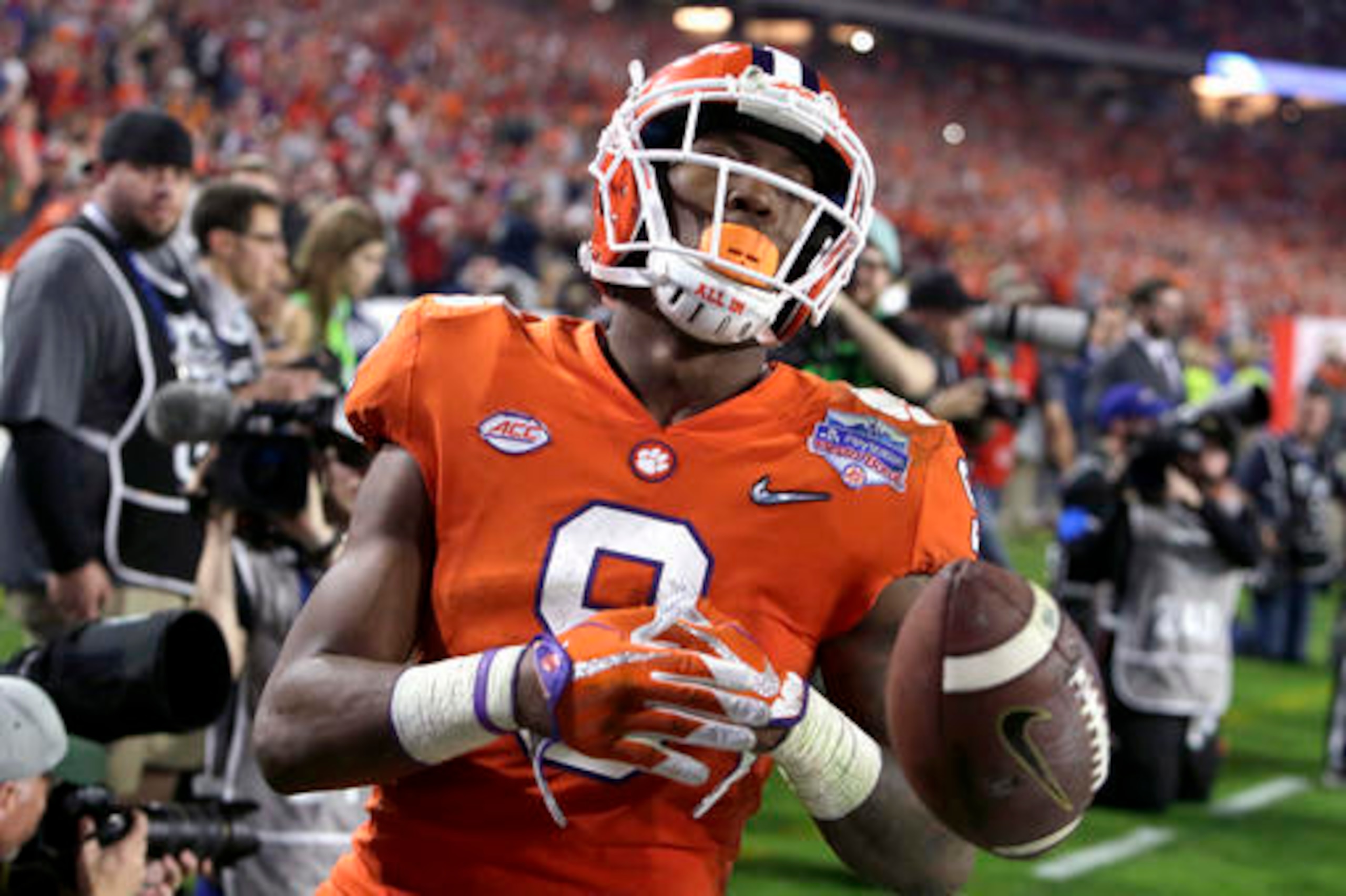 Wayne Gallman looks like an every-down pro back.