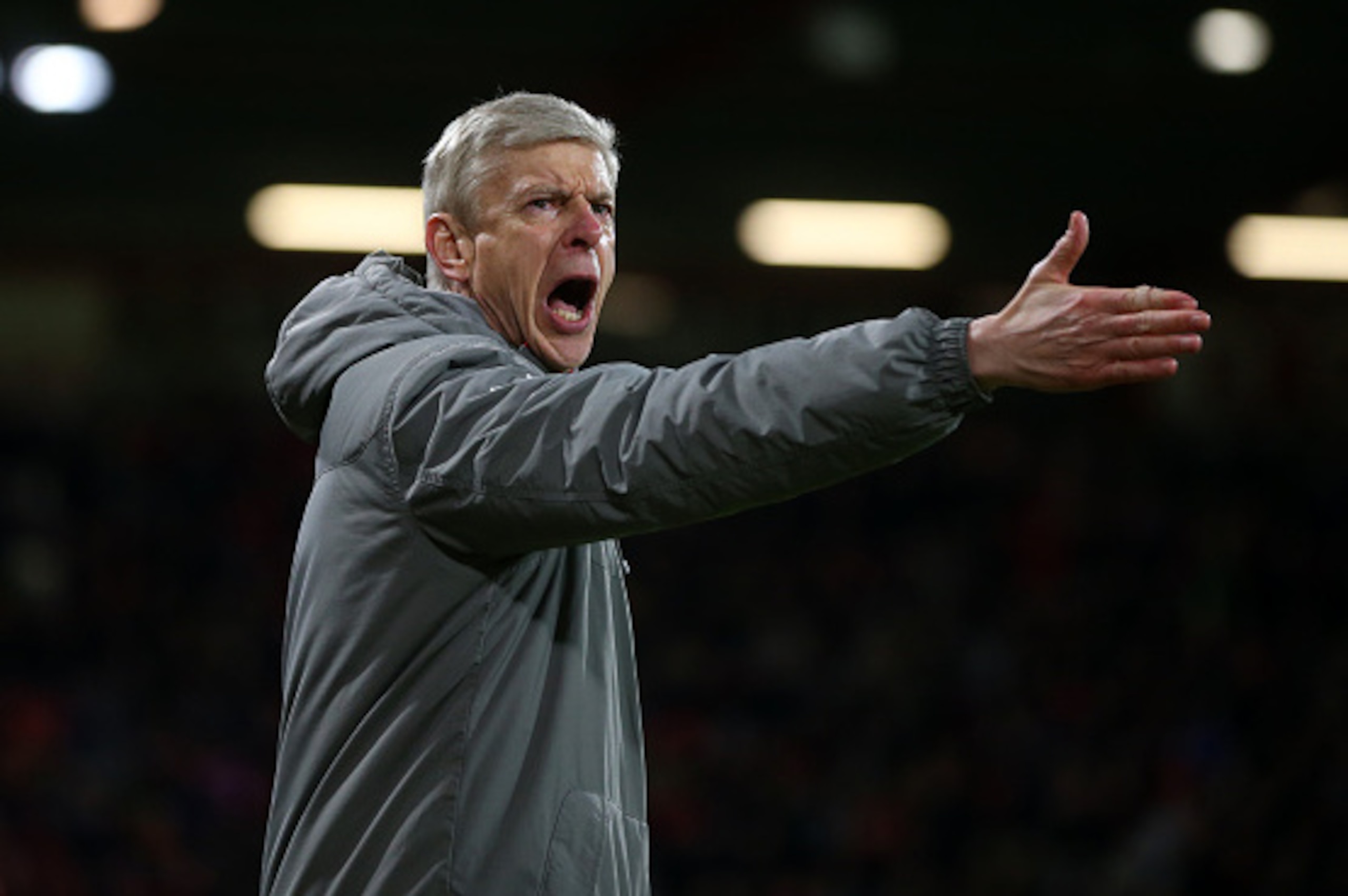 BOURNEMOUTH, ENGLAND - JANUARY 03: Arsene Wenger manager / head coach of Arsenal during the Premier League match between AFC Bournemouth and Arsenal at Vitality Stadium on January 3, 2017 in Bournemouth, England. (Photo by Catherine Ivill - AMA/Getty Imag