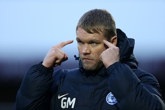 NORTHAMPTON, ENGLAND - NOVEMBER 19: Peterborough United manager Grant McCann looks on during the Sky Bet League One match between Northampton Town and Peterborough United at Sixfields on November 19, 2016 in Northampton, England. (Photo by Pete Norton/G NORTHAMPTON, ENGLAND - NOVEMBER 19: Peterborough United manager Grant McCann looks on during the Sky Bet League One match between Northampton Town and Peterborough United at Sixfields on November 19, 2016 in Northampton, England. (Photo by Pete Norton/G