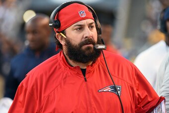 PITTSBURGH, PA - OCTOBER 23: Defensive coordinator Matt Patricia of the New England Patriots looks on from the sideline during a game against the Pittsburgh Steelers at Heinz Field on October 23, 2016 in Pittsburgh, Pennsylvania. The Patriots defeated the