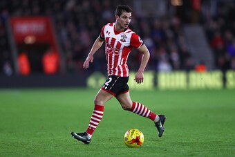 SOUTHAMPTON, ENGLAND - JANUARY 11:  Cedric Soares of Southampton in action during the EFL Cup semi-final first leg match between Southampton and Liverpool at St Mary's Stadium on January 11, 2017 in Southampton, England.  (Photo by Ian Walton/Getty Images