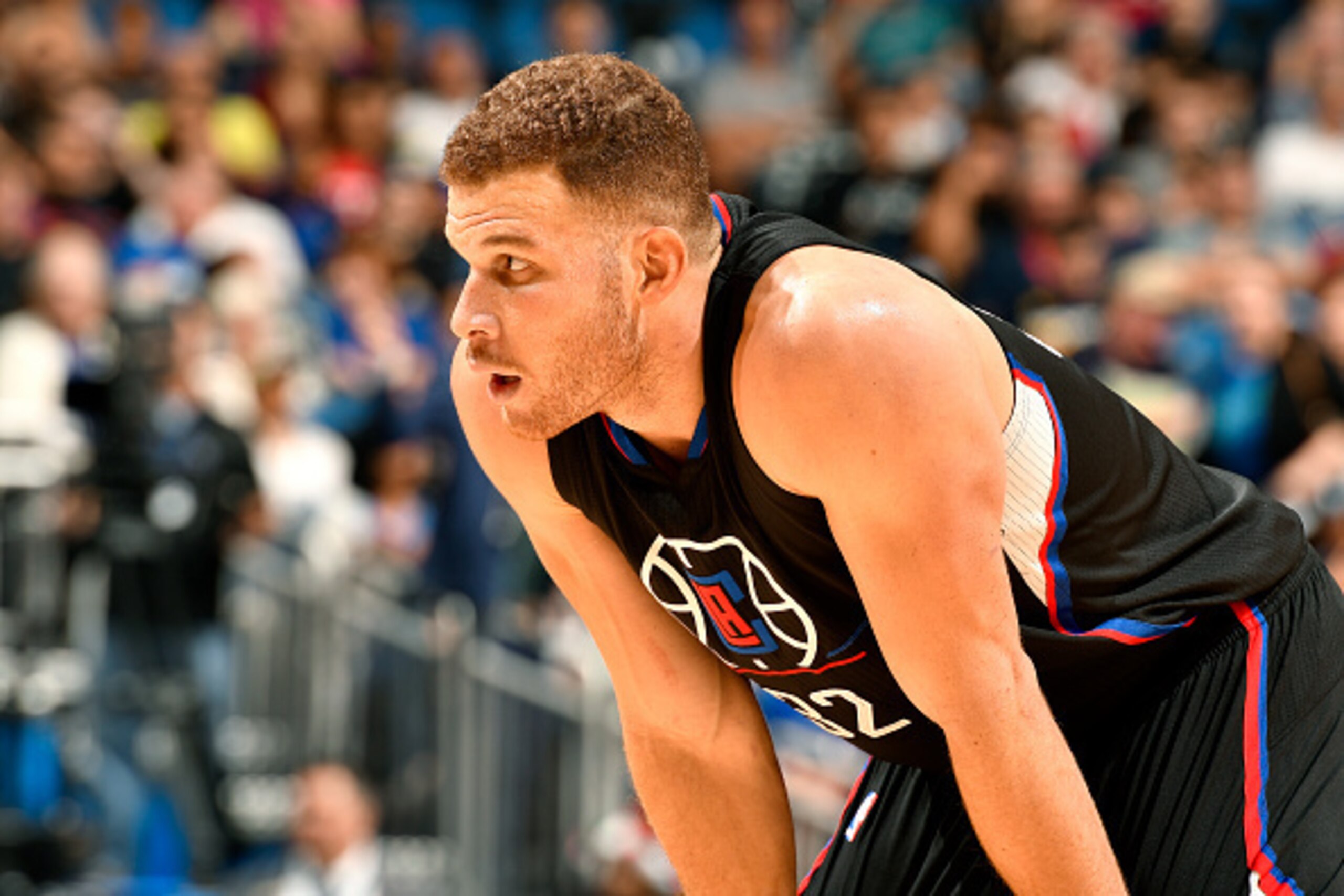 ORLANDO, FL - DECEMBER 14: Blake Griffin #32 of the Los Angeles Clippers looks on during the game against the Orlando Magic on December 14, 2016 at Amway Center in Orlando, Florida Or. NOTE TO USER: User expressly acknowledges and agrees that, by download