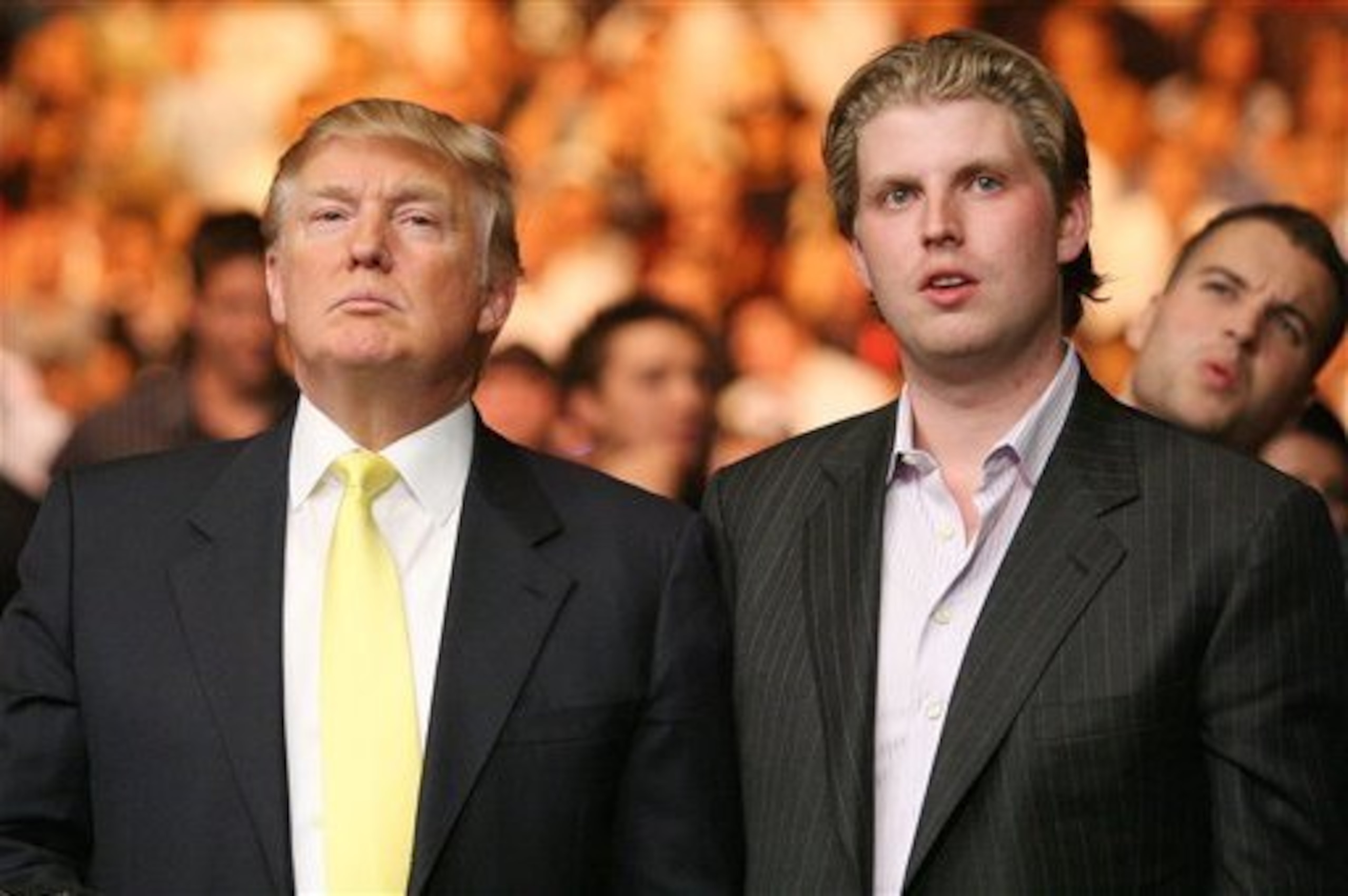 The Trumps were in attendance for Ortiz's fight with Machida in 2008.