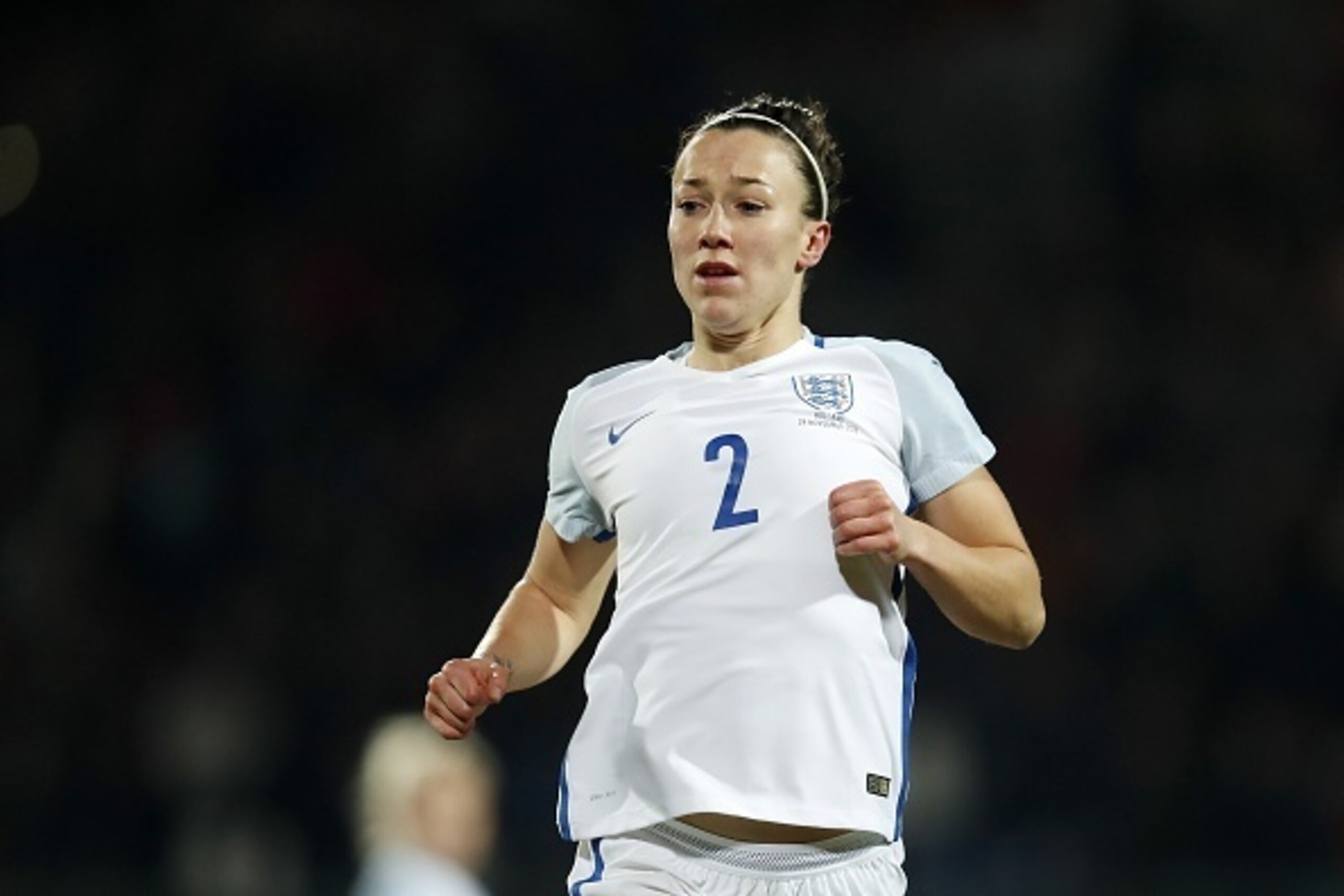 Lucy Bronze of Englandduring the friendly match between the women of Netherlands and England on November 29, 2016 at the Koning Willem II stadium in Tilburg, The Netherlands.(Photo by VI Images via Getty Images) Lucy Bronze of Englandduring the friendly match between the women of Netherlands and England on November 29, 2016 at the Koning Willem II stadium in Tilburg, The Netherlands.(Photo by VI Images via Getty Images)