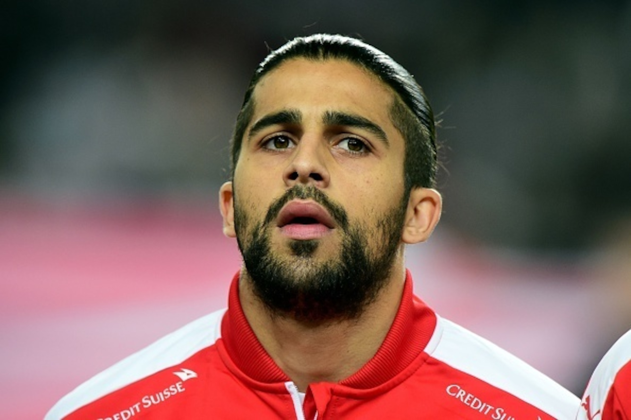 Switzerland's player Ricardo Rodriguez looks on prior to the World Cup 2018 football qualification match between Hungary and Switzerland at the Groupama Arena in Budapest on October 7, 2016.  / AFP / ATTILA KISBENEDEK        (Photo credit should read ATTI